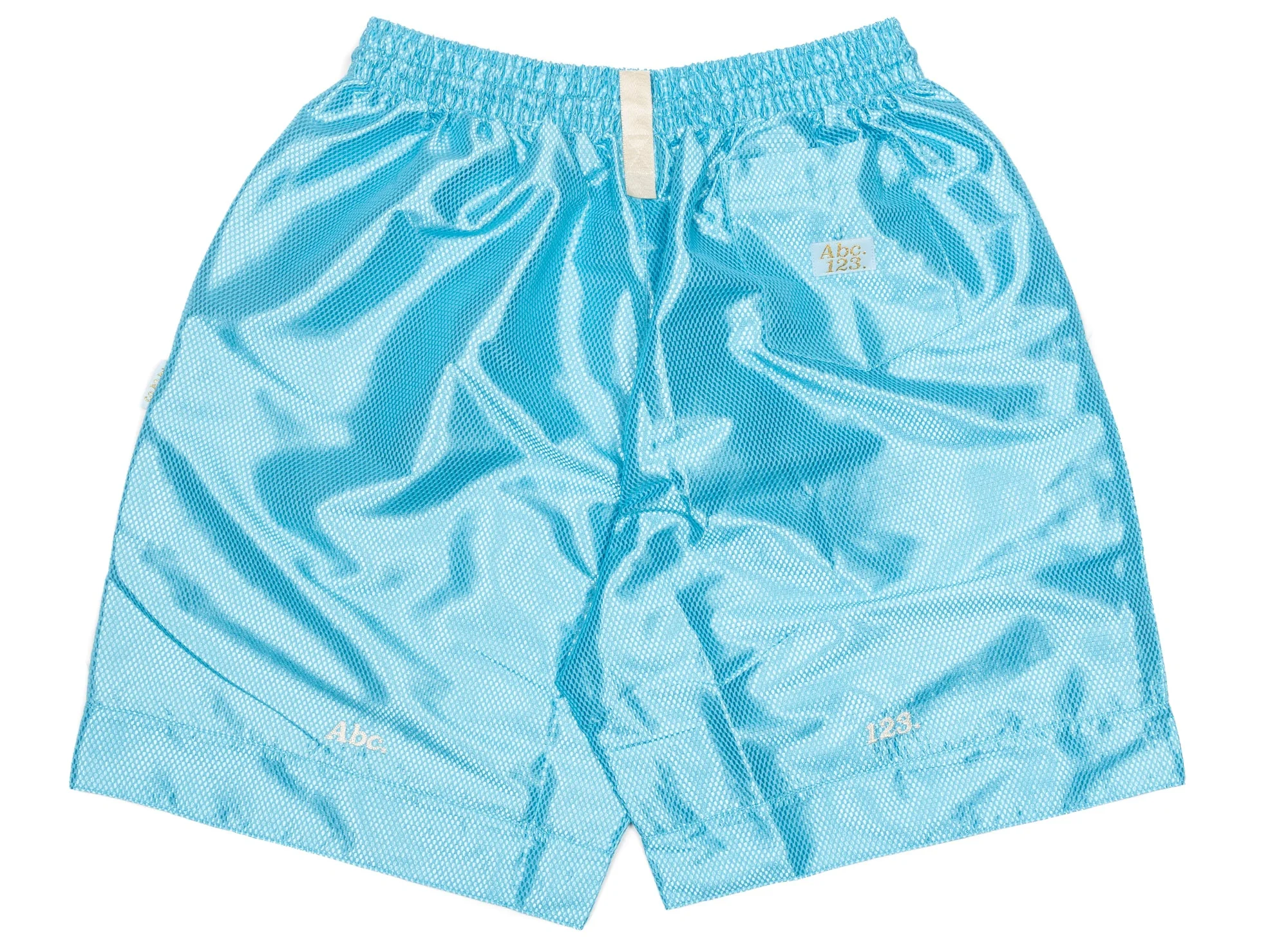 Advisory Board Crystals Abc. 123. Satin Basketball Shorts - Image 2
