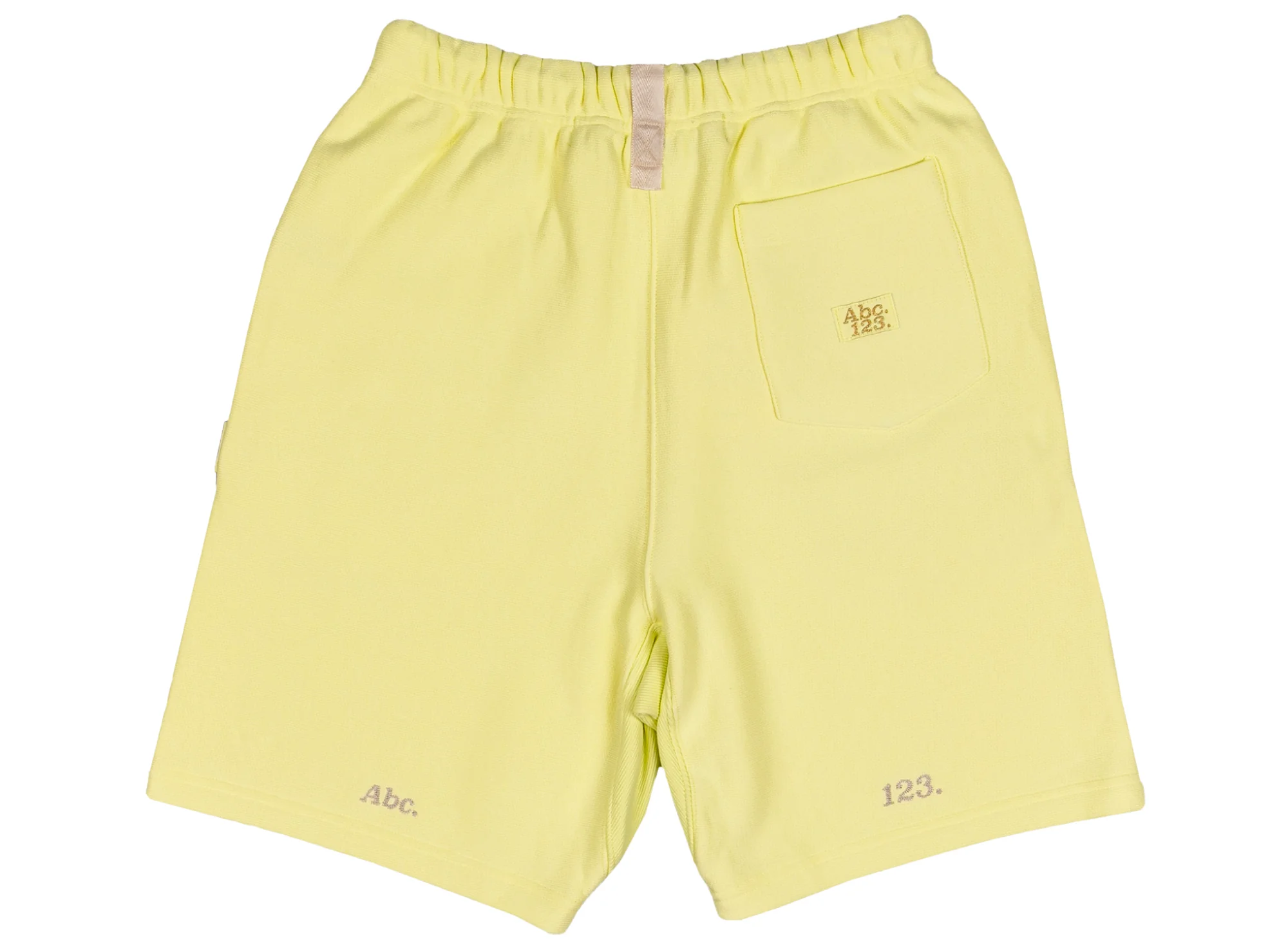 Advisory Board Crystals Abc. 123. Sweatshorts in Sulfur - Image 2
