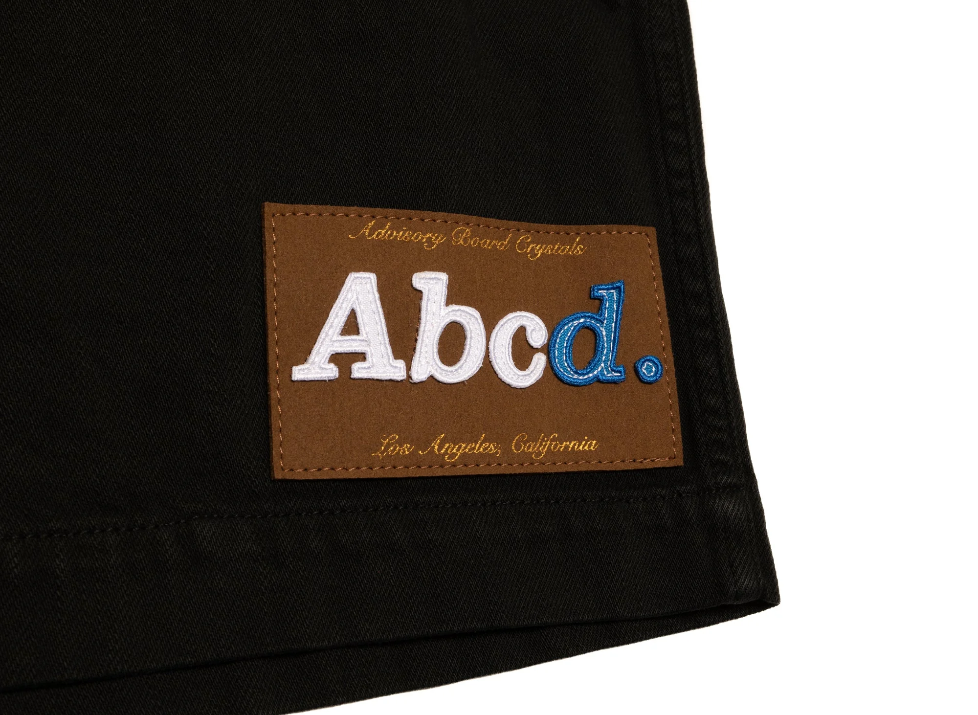 Advisory Board Crystals Abcd. Denim Hoodie Jacket in Black - Image 3