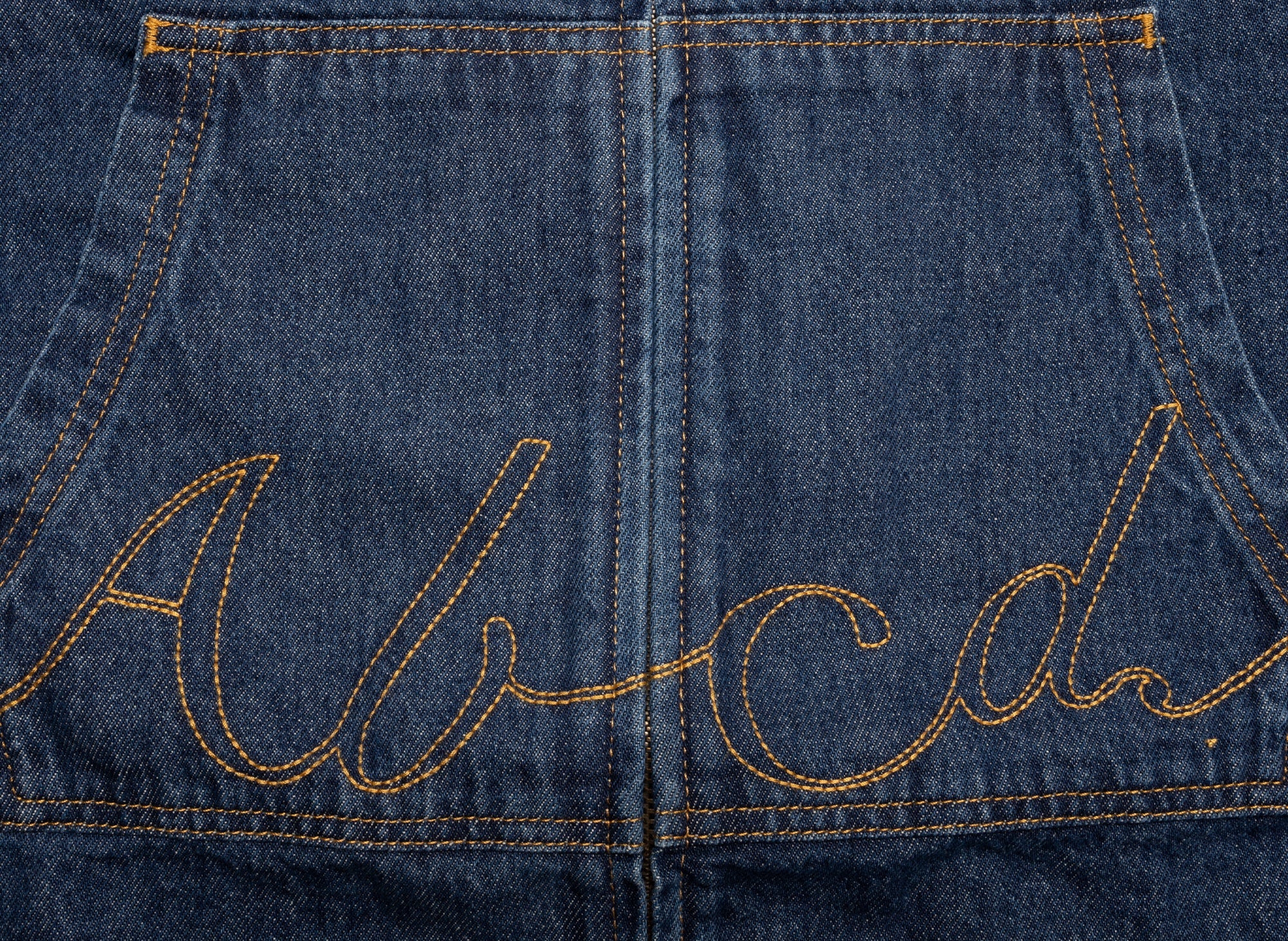 Advisory Board Crystals Abcd. Denim Hoodie Jacket in Dark Blue - Image 2