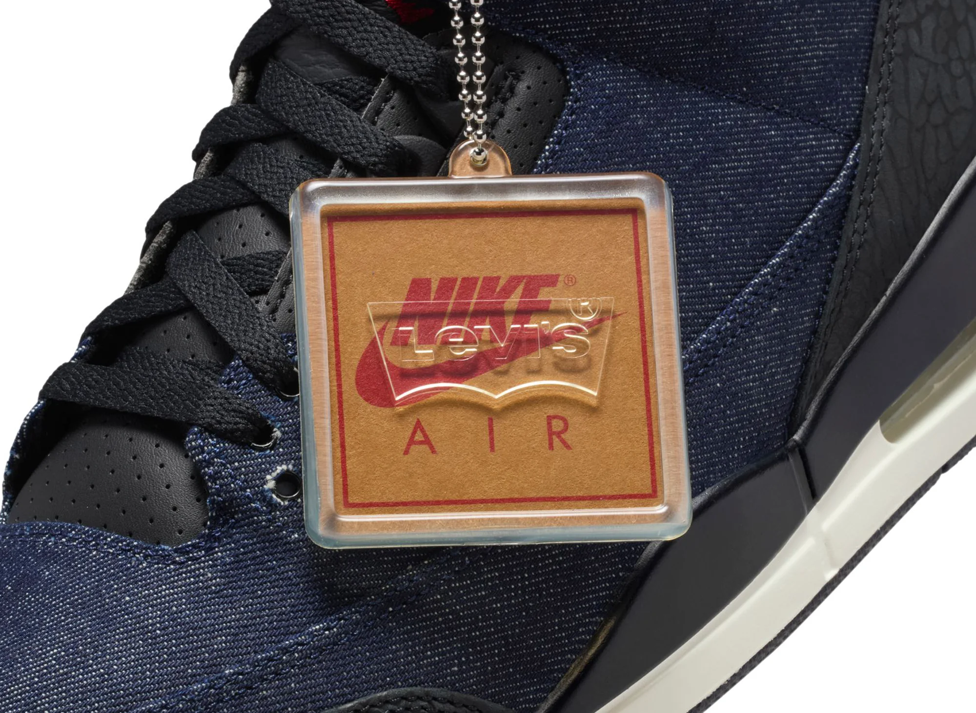 Air Jordan 3 x Levi's "Indigo and Gym Red" - Image 6