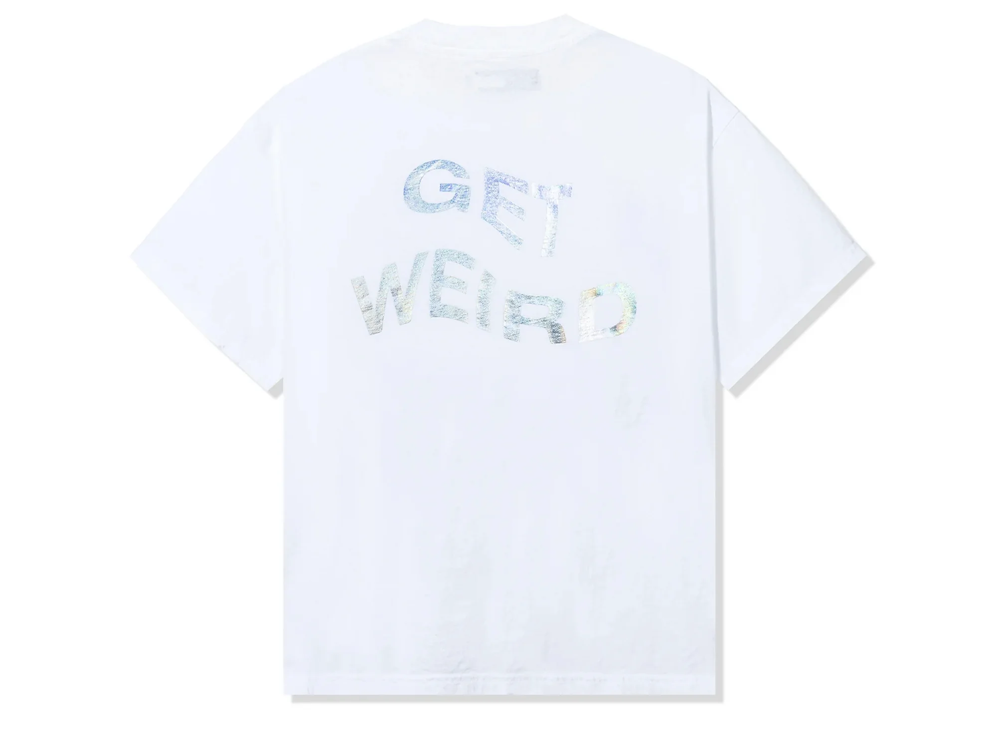 Anti Social Social Club Get Weird Hologram Tee in White