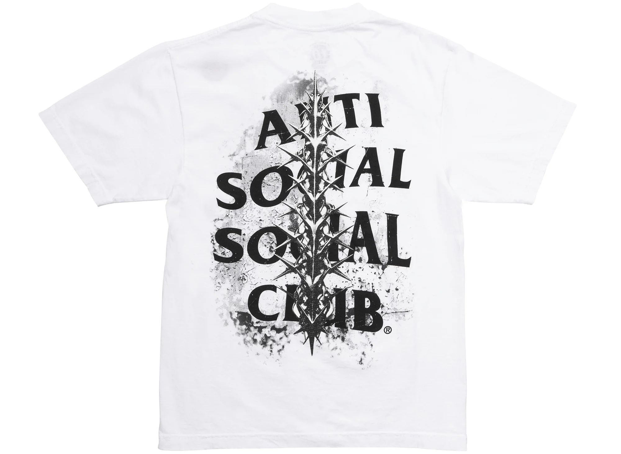 Anti Social Social Club Made in USA Anguish Tee in White - Image 2