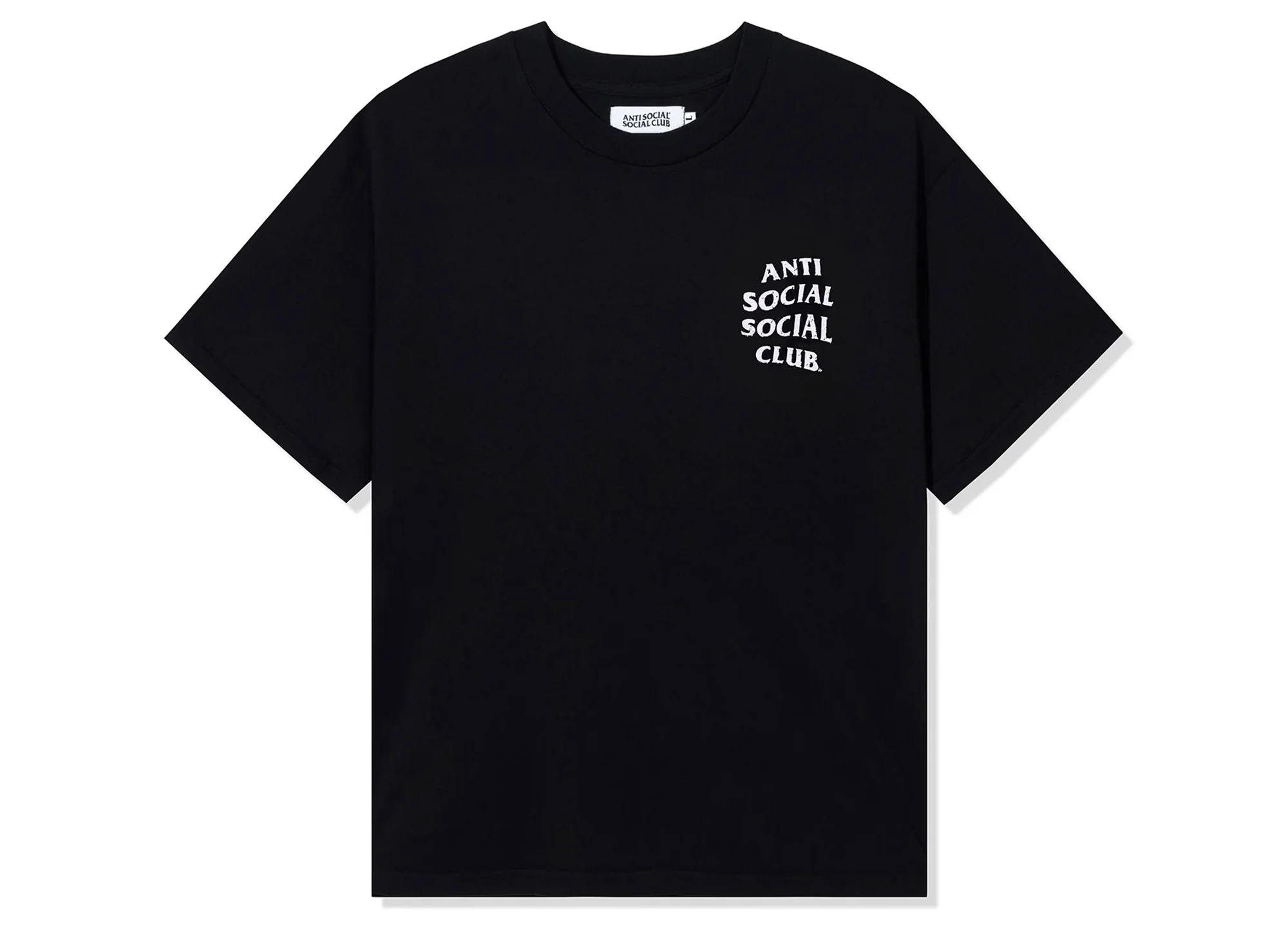 Anti Social Social Club Mind Game Weathered Tee in Black / pink - Image 2