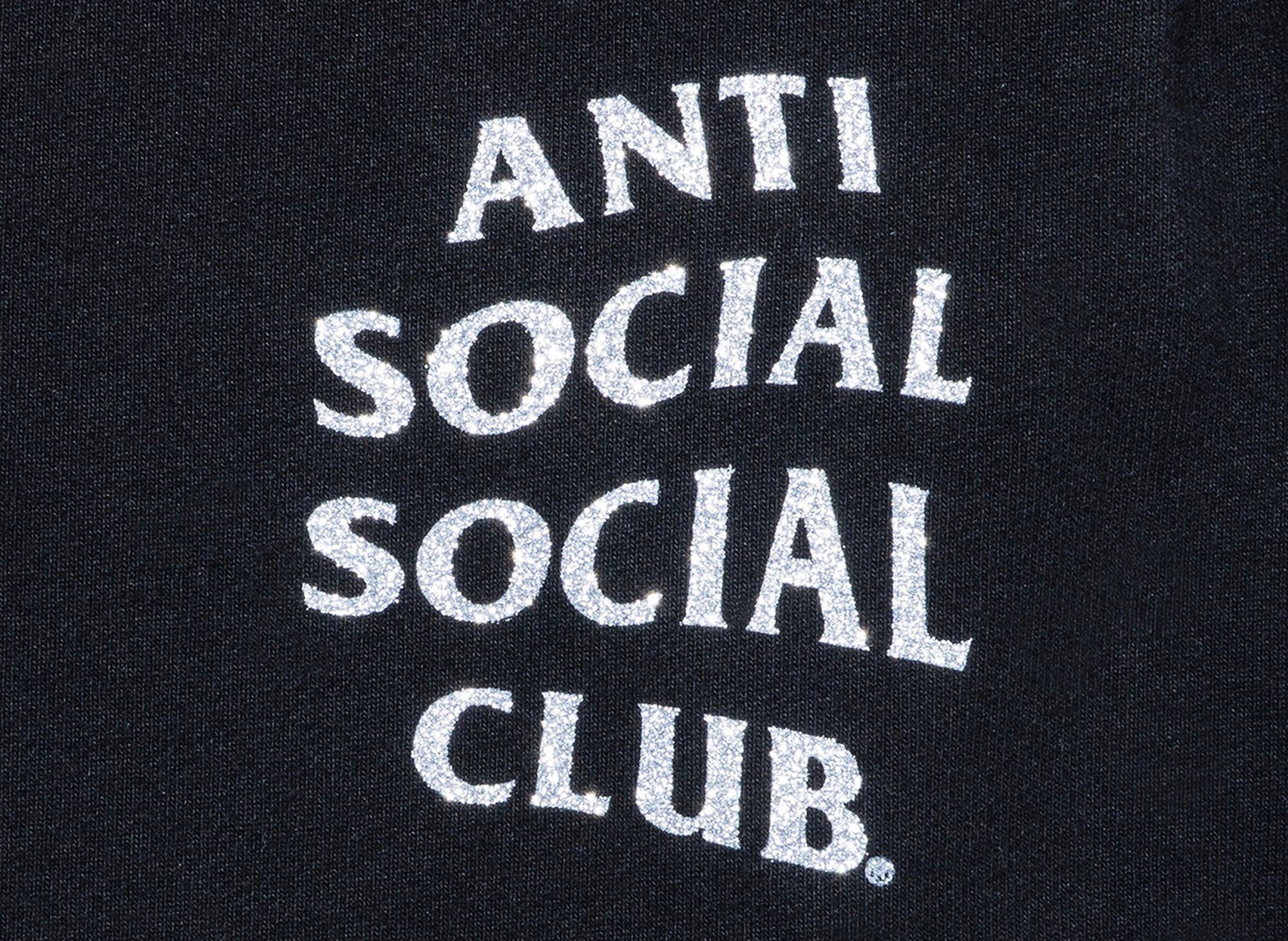 Anti Social Social Club Mind Games Glitter Sweatpants - Image 2