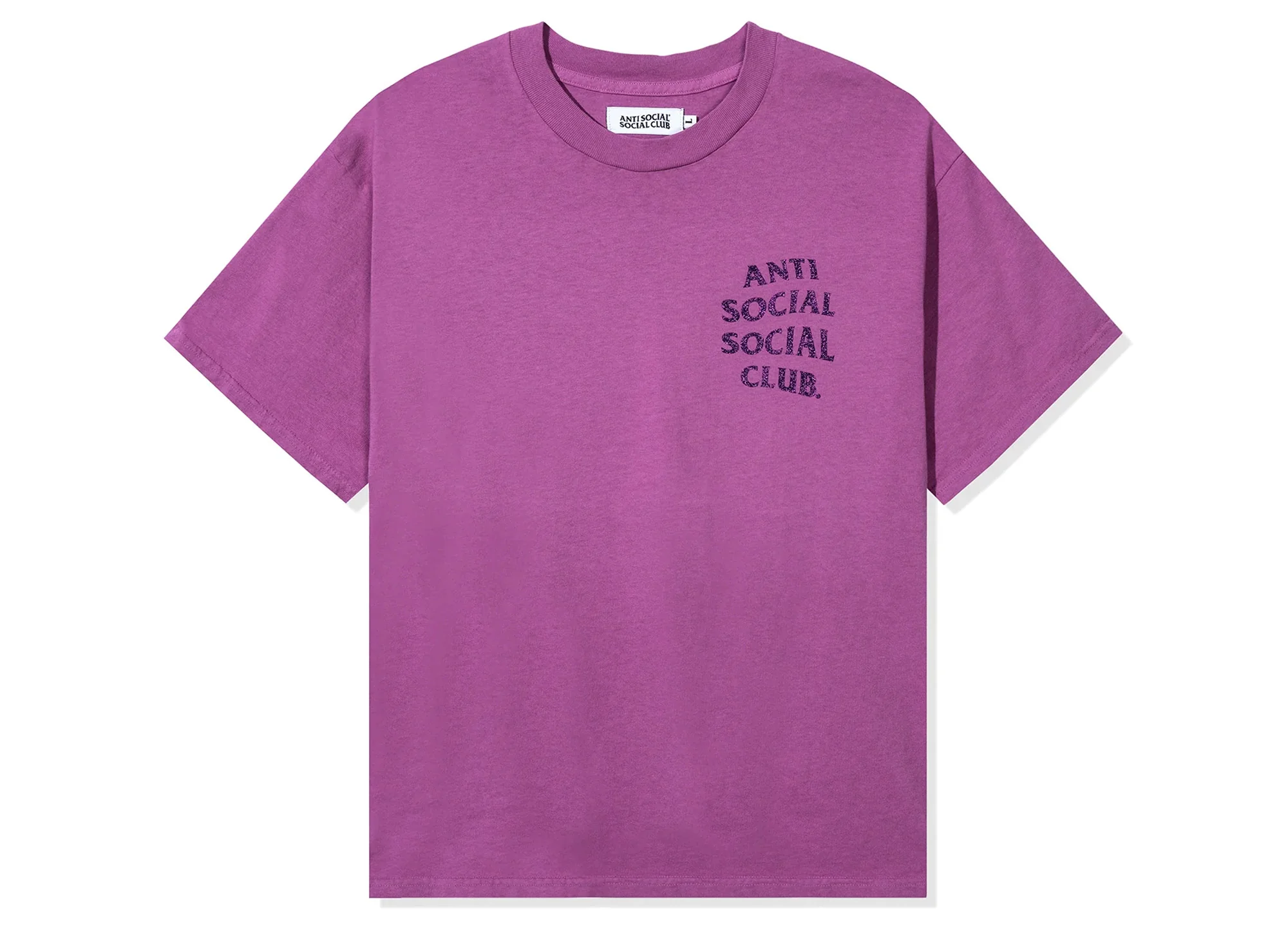 Anti Social Social Club Mind Games Glitter Tee in Pink - Image 2