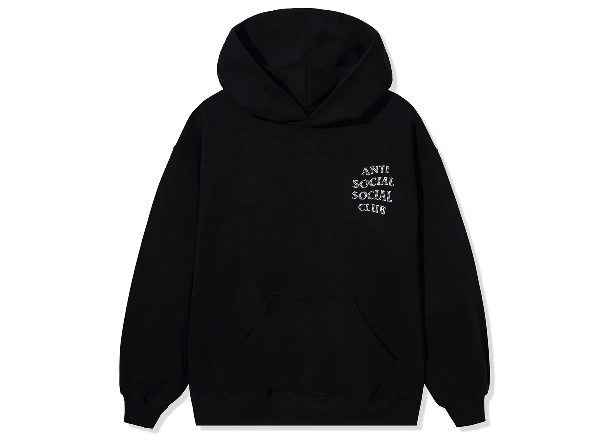 Anti Social Social Club Mind Games Rhinestone Hoodie - Image 2