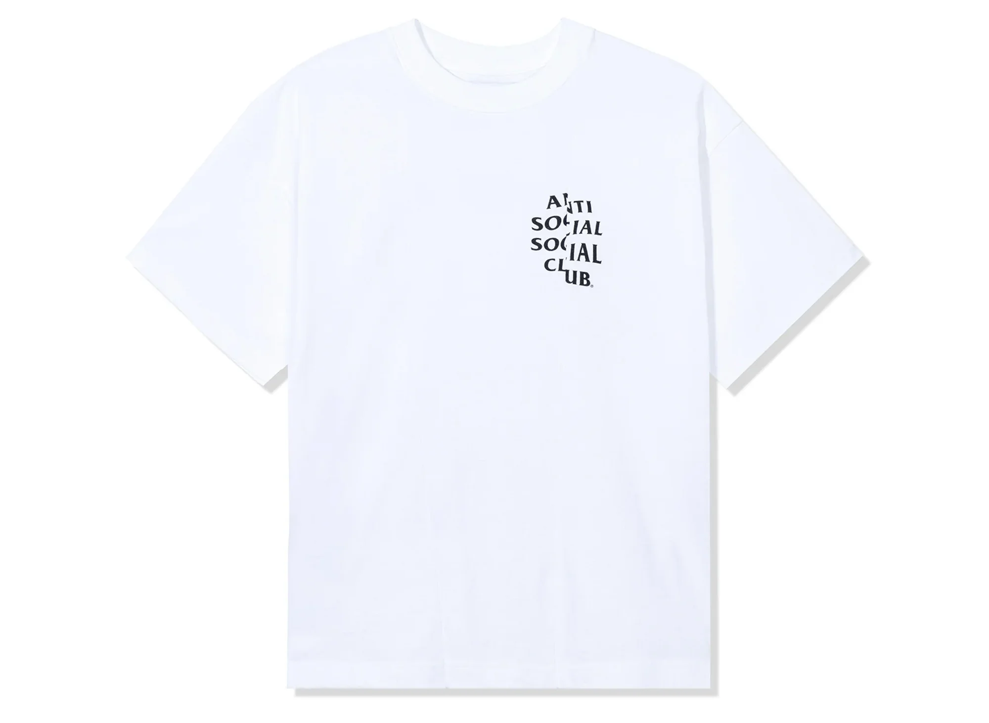 Anti Social Social Club Sliced Mind Games Tee in White - Image 2