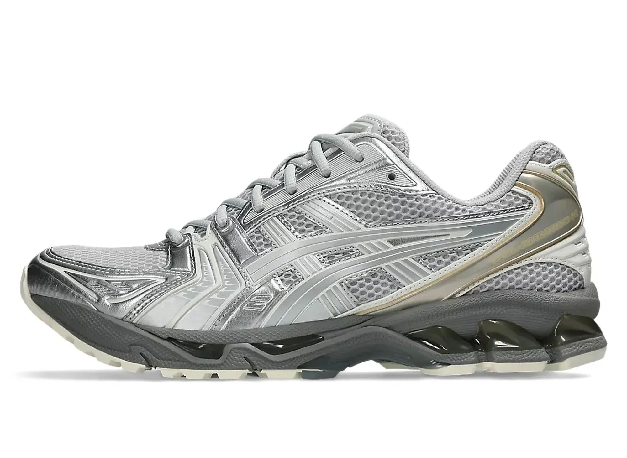 Asics Gel-Kayano 14 in Concrete / Pure Silver - Image 3