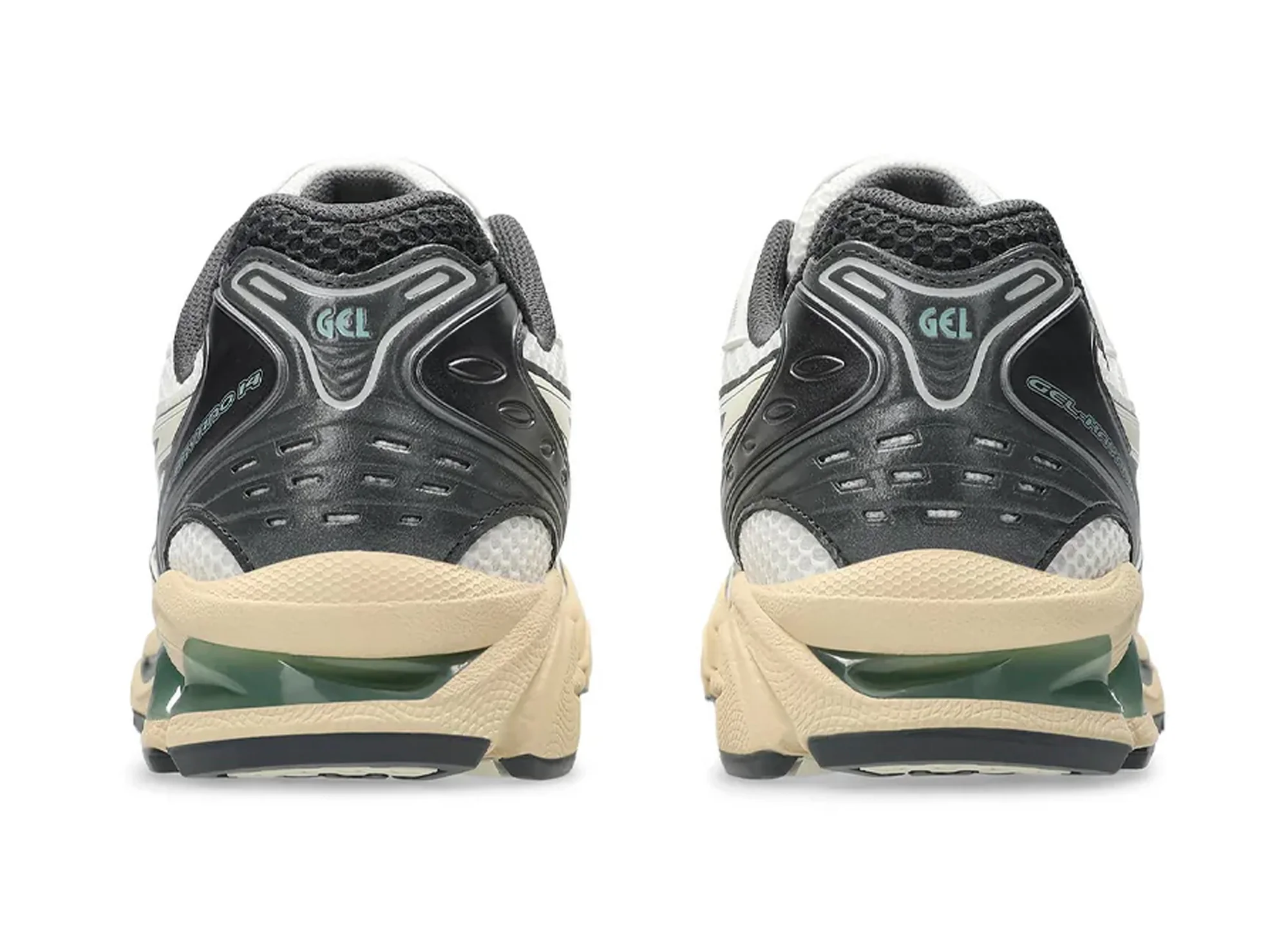 Asics Gel-Kayano 14 in Cream / Obsidian Grey - Image 2