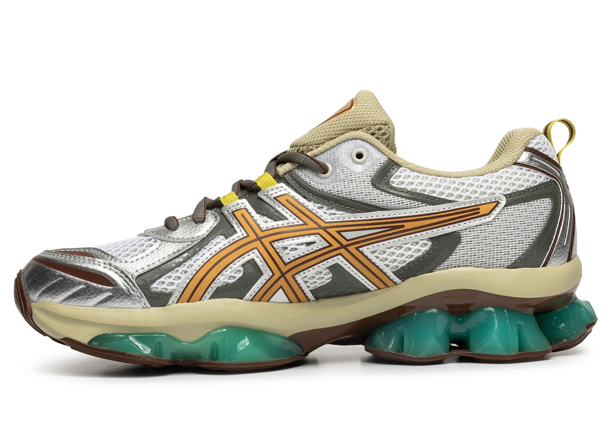 Asics Gel-Quantum Kinetic 'White / Khaki' - Image 3