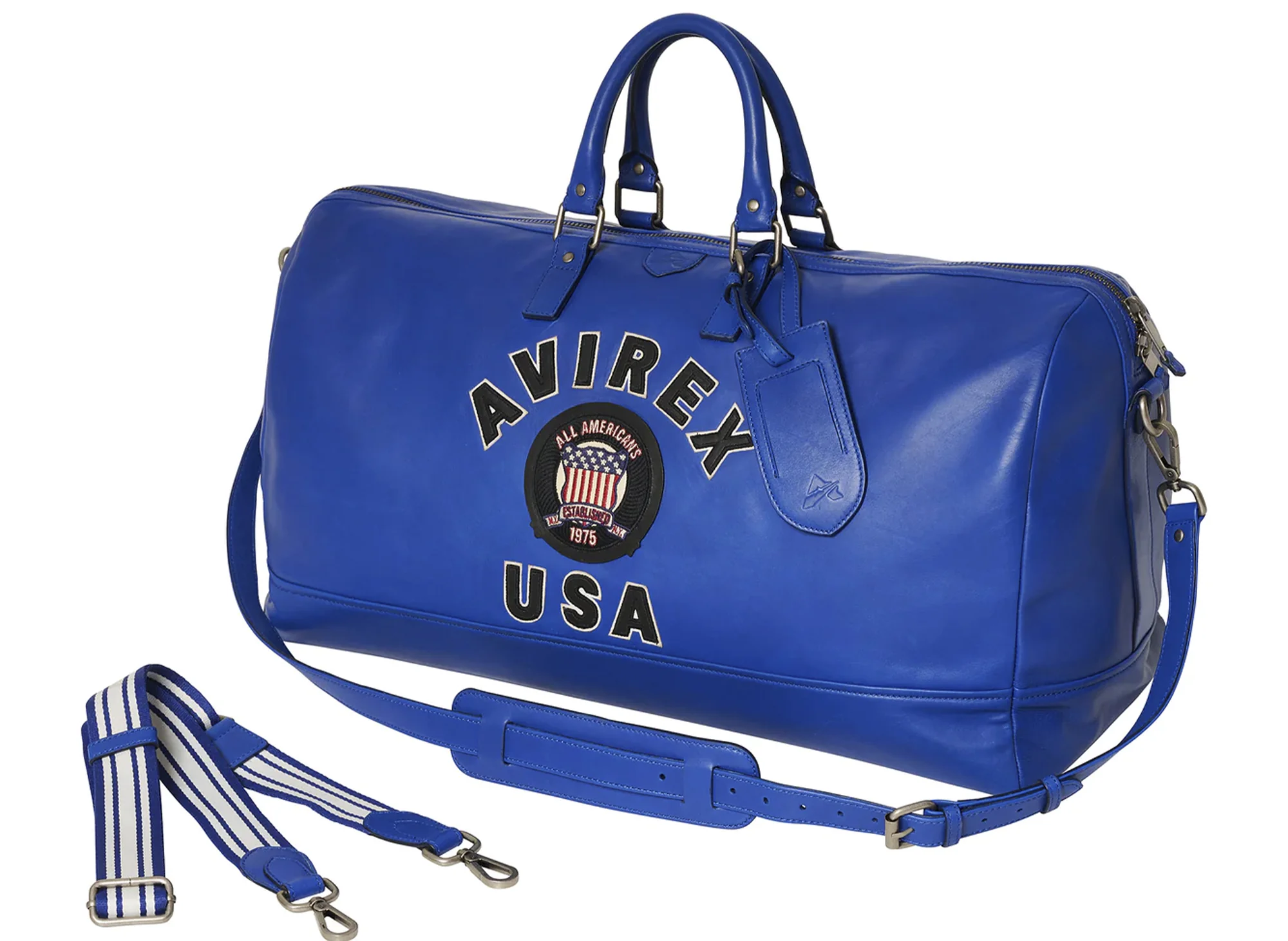 Avirex Icon Duffle Bag in Blue - Image 4