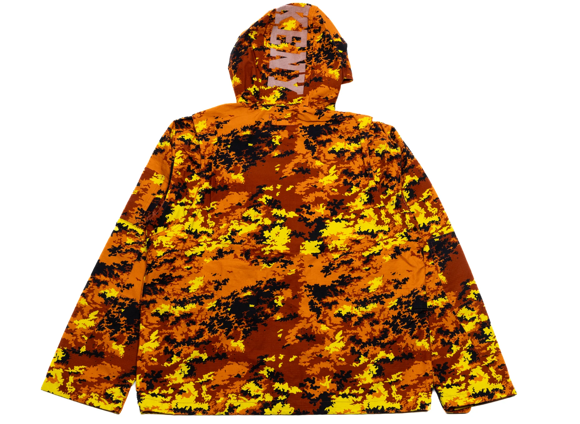 Awake NY Camo Ripstop Jacket in Orange - Image 3
