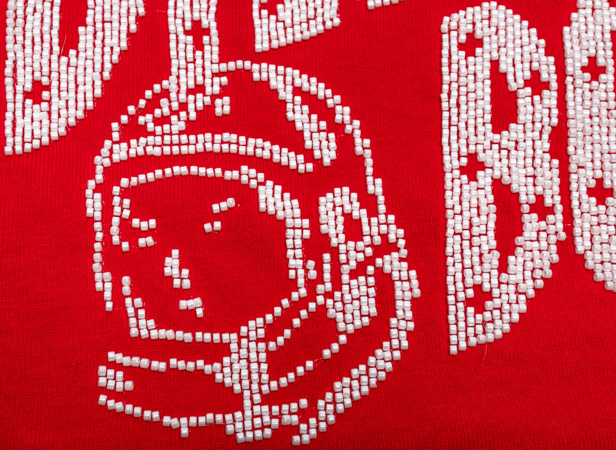 BBC Arch S/S Knit Tee in Red - Image 2
