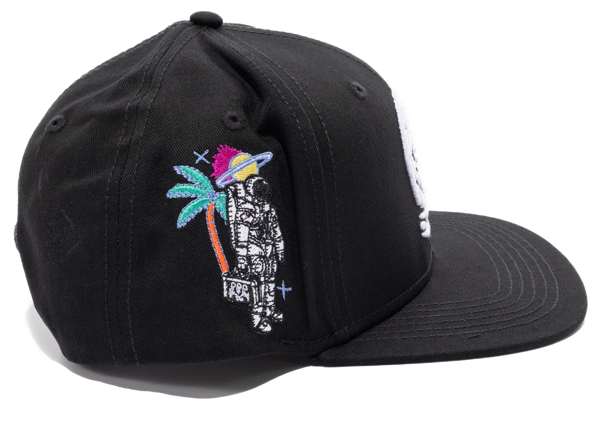 BBC Parasio Snapback Hat in Black - Image 3