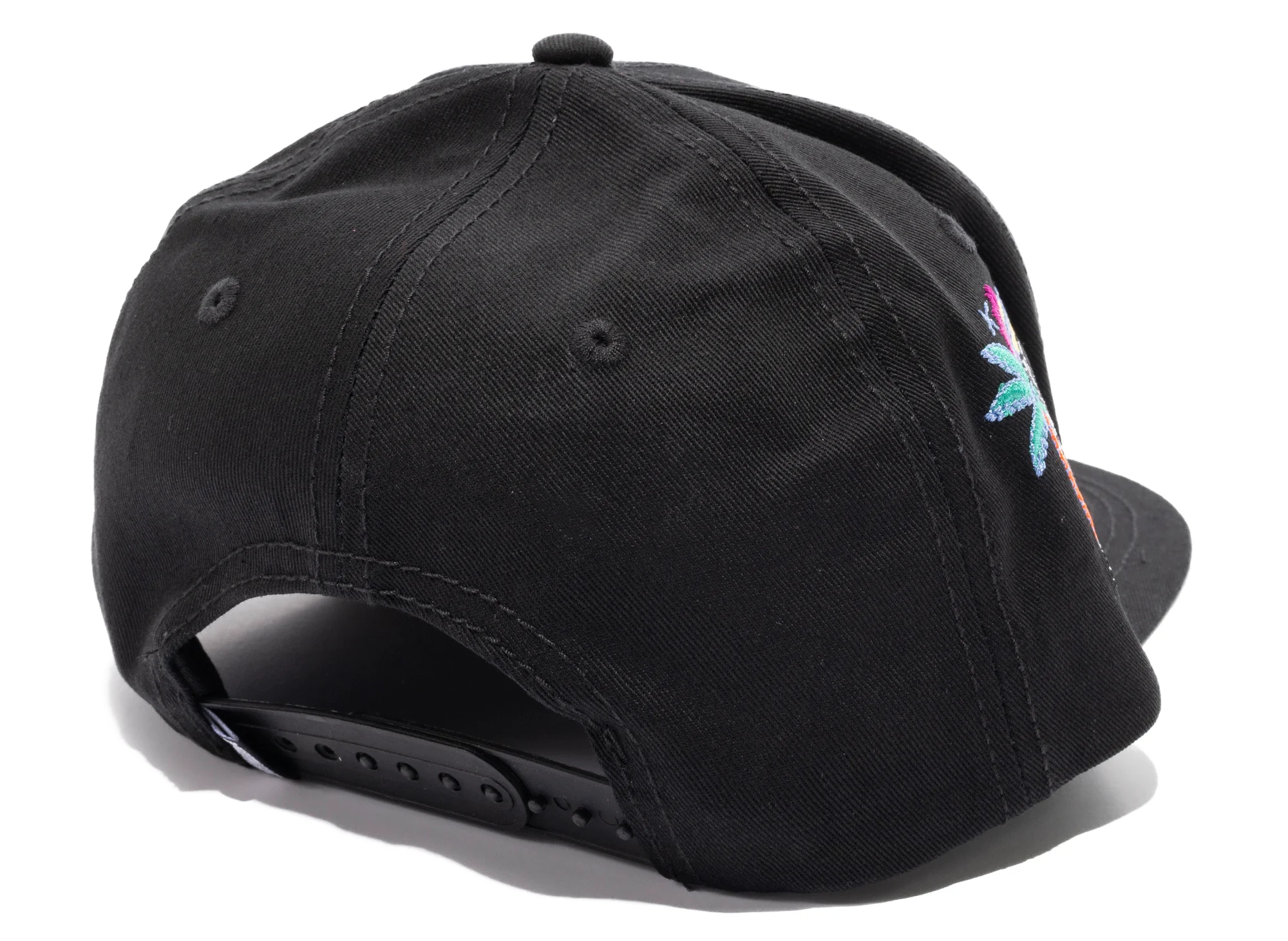 BBC Parasio Snapback Hat in Black - Image 4