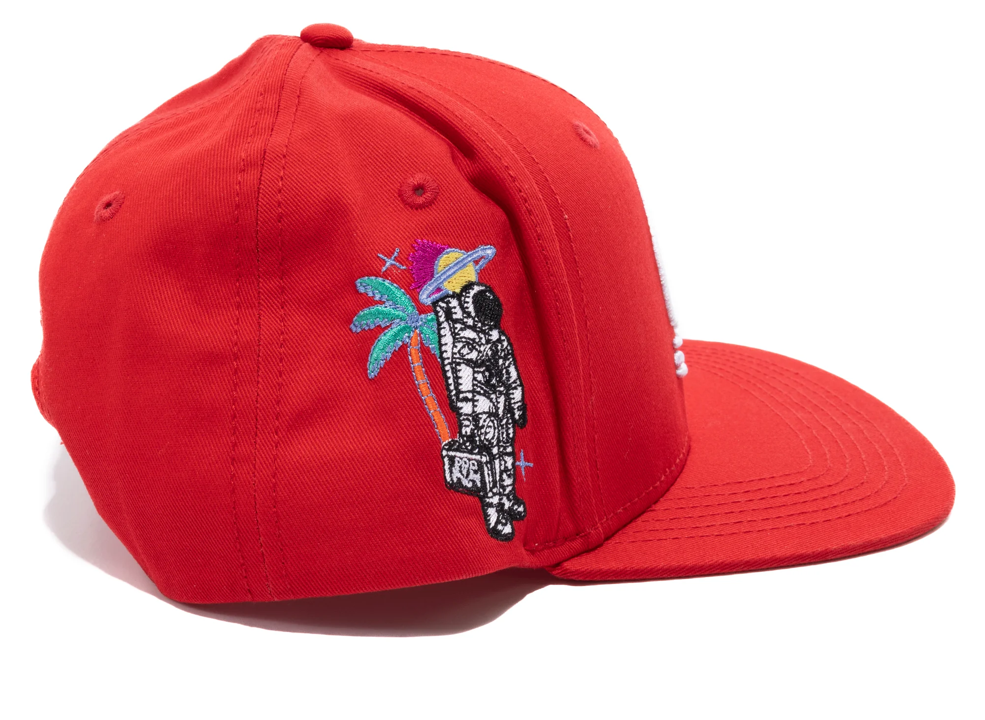 BBC Parasio Snapback Hat in Red - Image 2