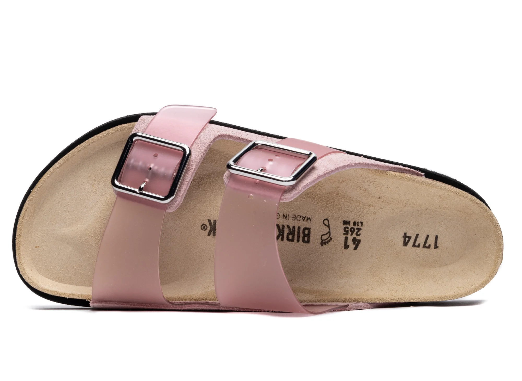 Birkenstock Arizona Milky PVC 1774 in Chintz Rose - Image 3