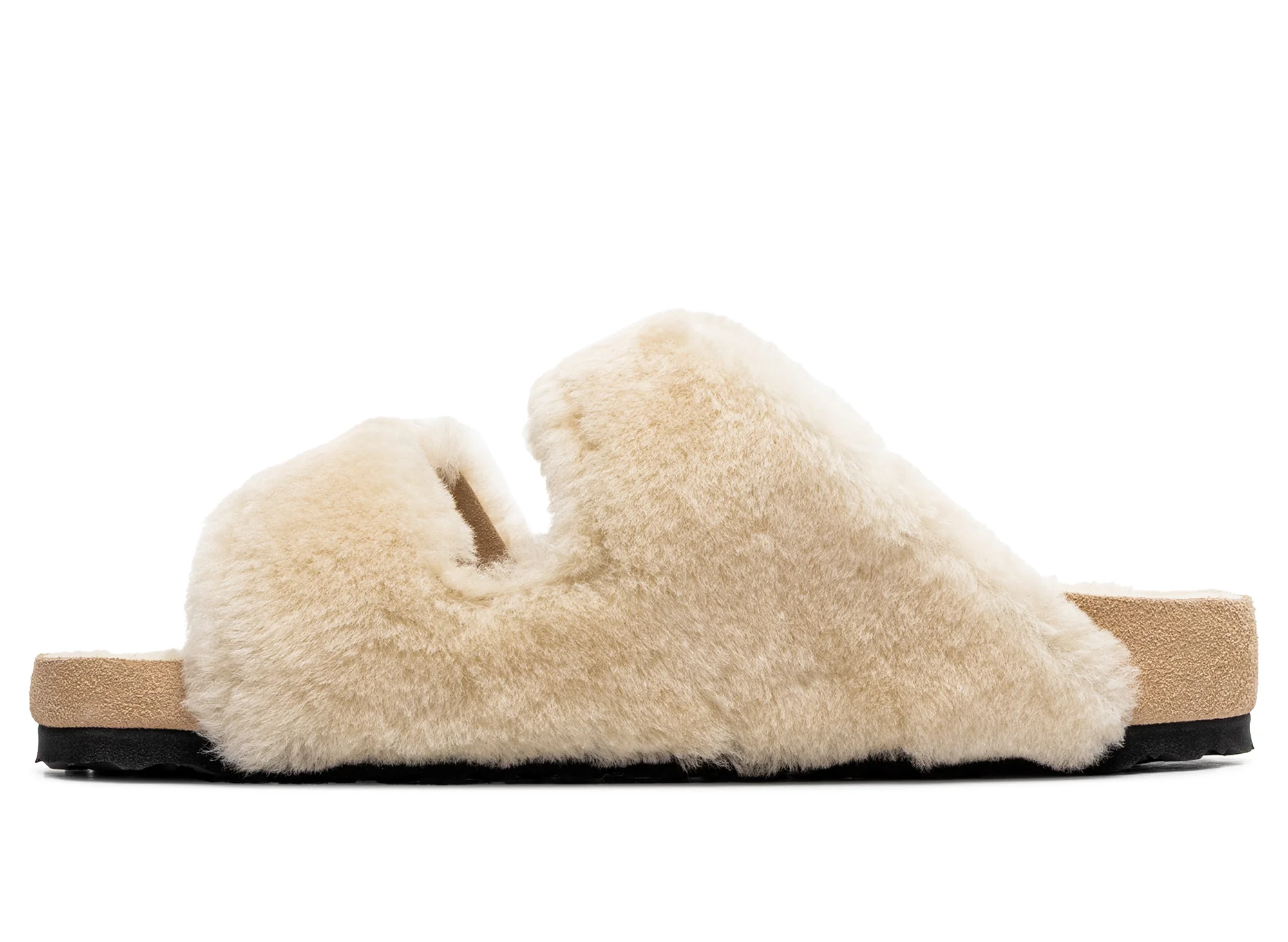 Birkenstock Arizona SK1 1774 Shearling Cream LAF - Image 3