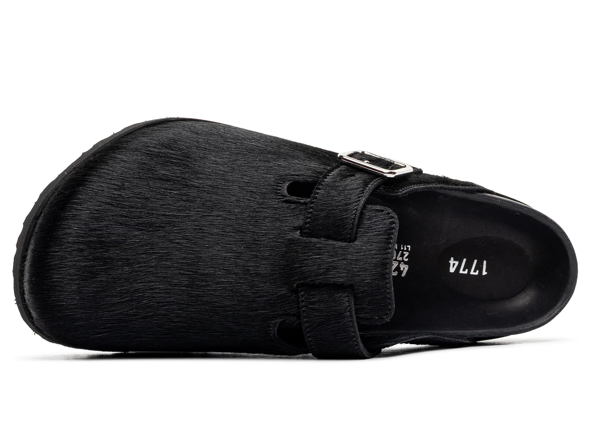 Birkenstock Boston FUR Black EXQ 1774 - Image 4