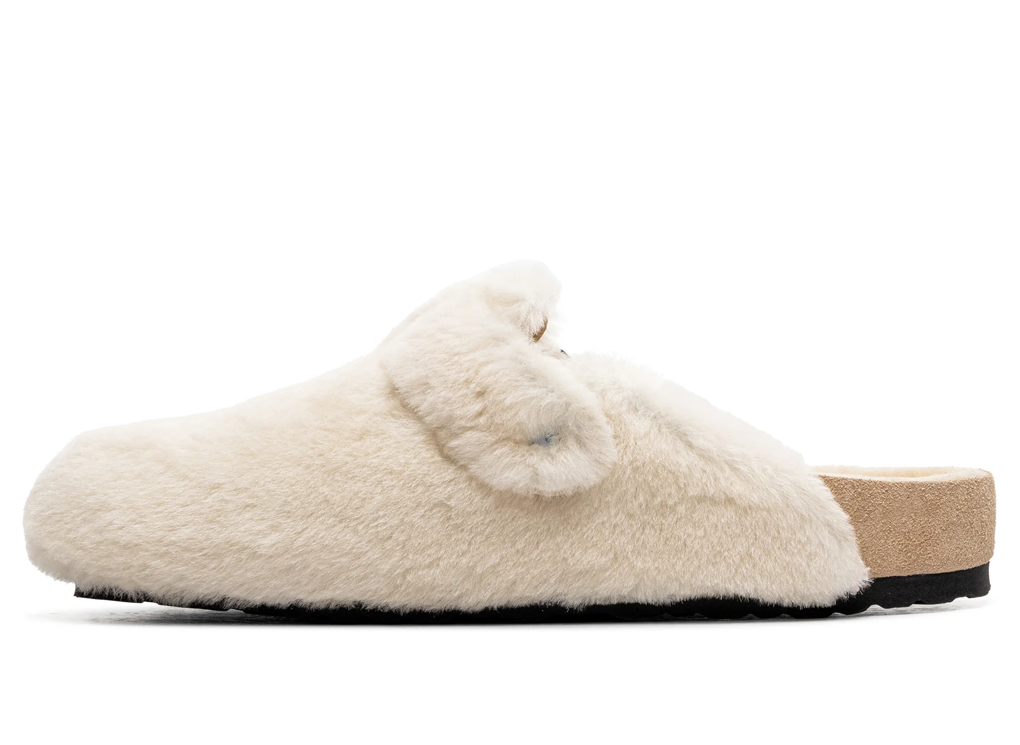 Birkenstock Boston SK1 1774 Shearling Cream LAF - Image 3