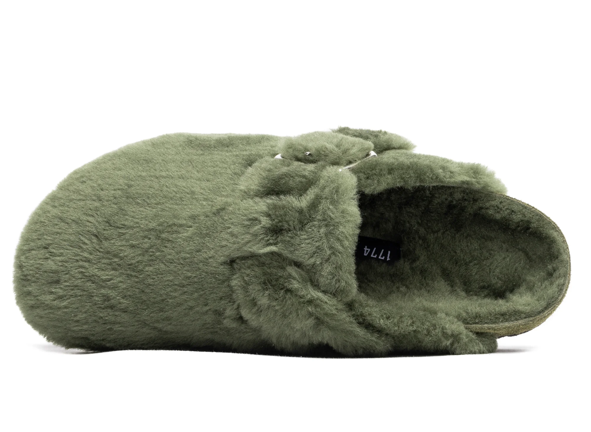 Birkenstock Boston 1774 in Shearling Green - Image 2