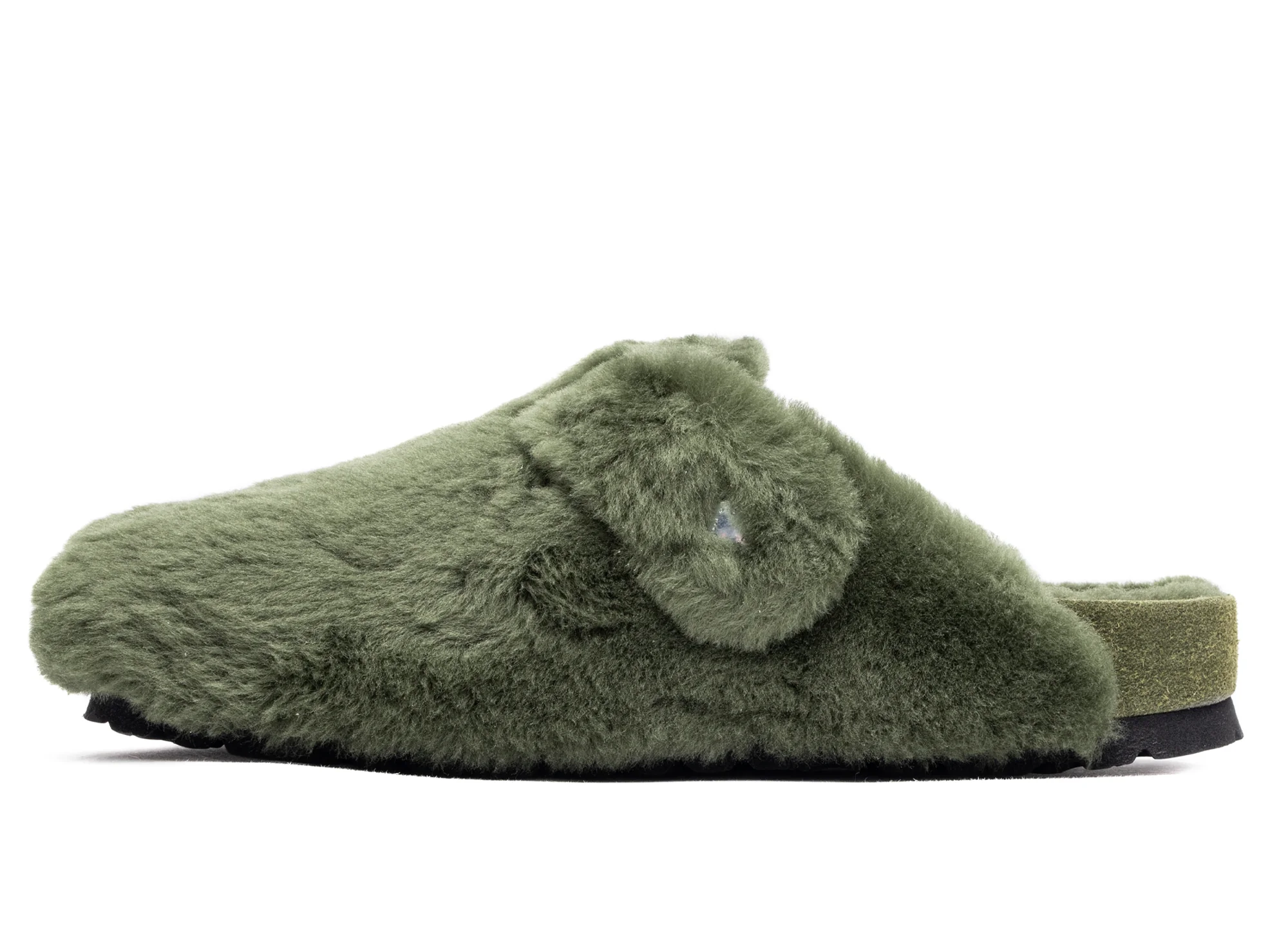 Birkenstock Boston 1774 in Shearling Green - Image 3