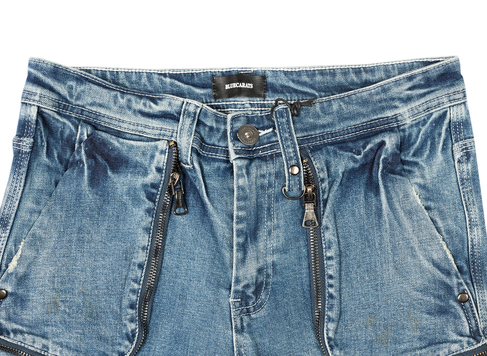 BLUECARATS Gianni Slim Fit Cargo Jeans - Image 3