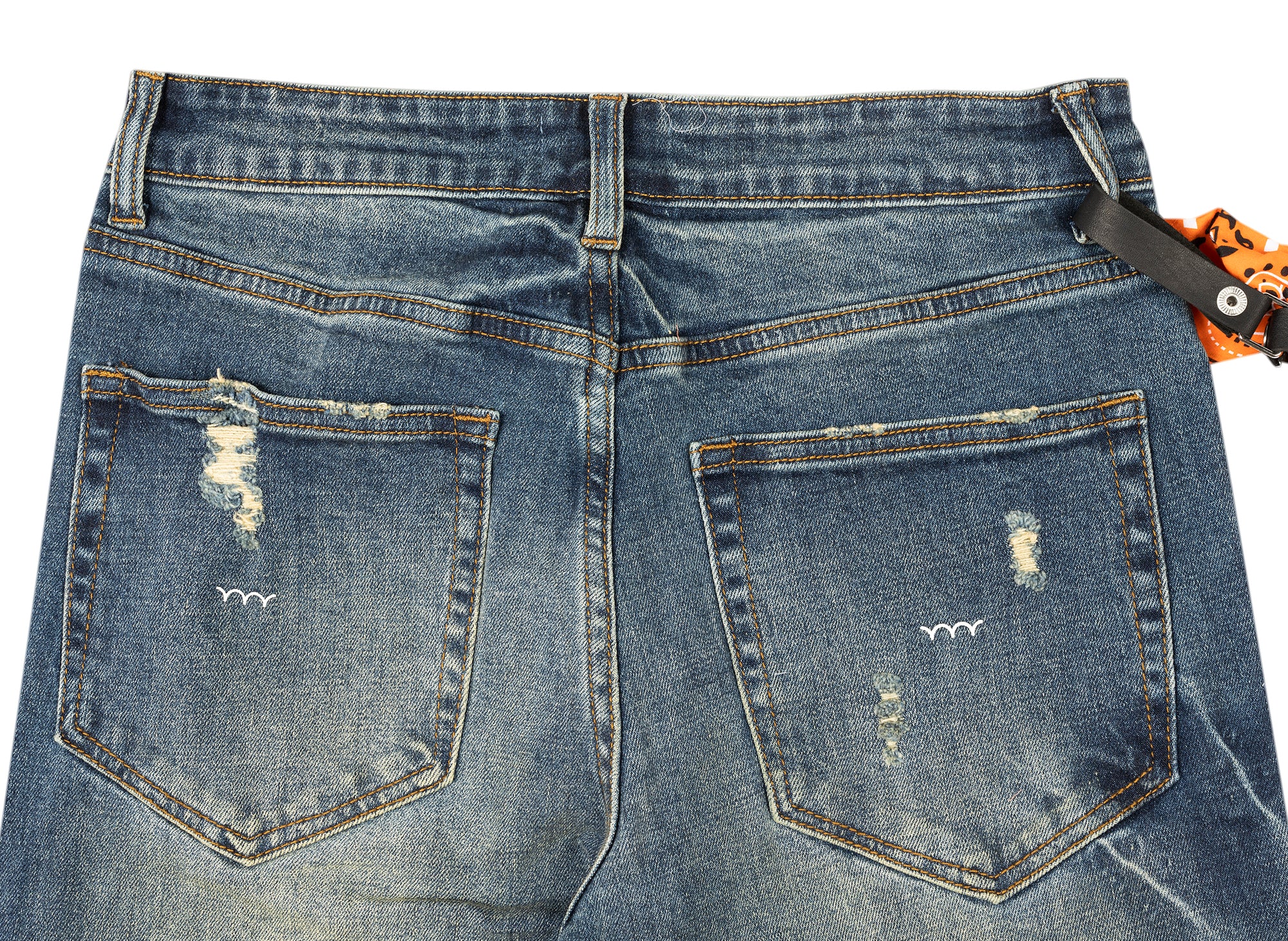 BLUECARATS McQueen 5 Pocket Slim Fit Jeans in Indigo - Image 4