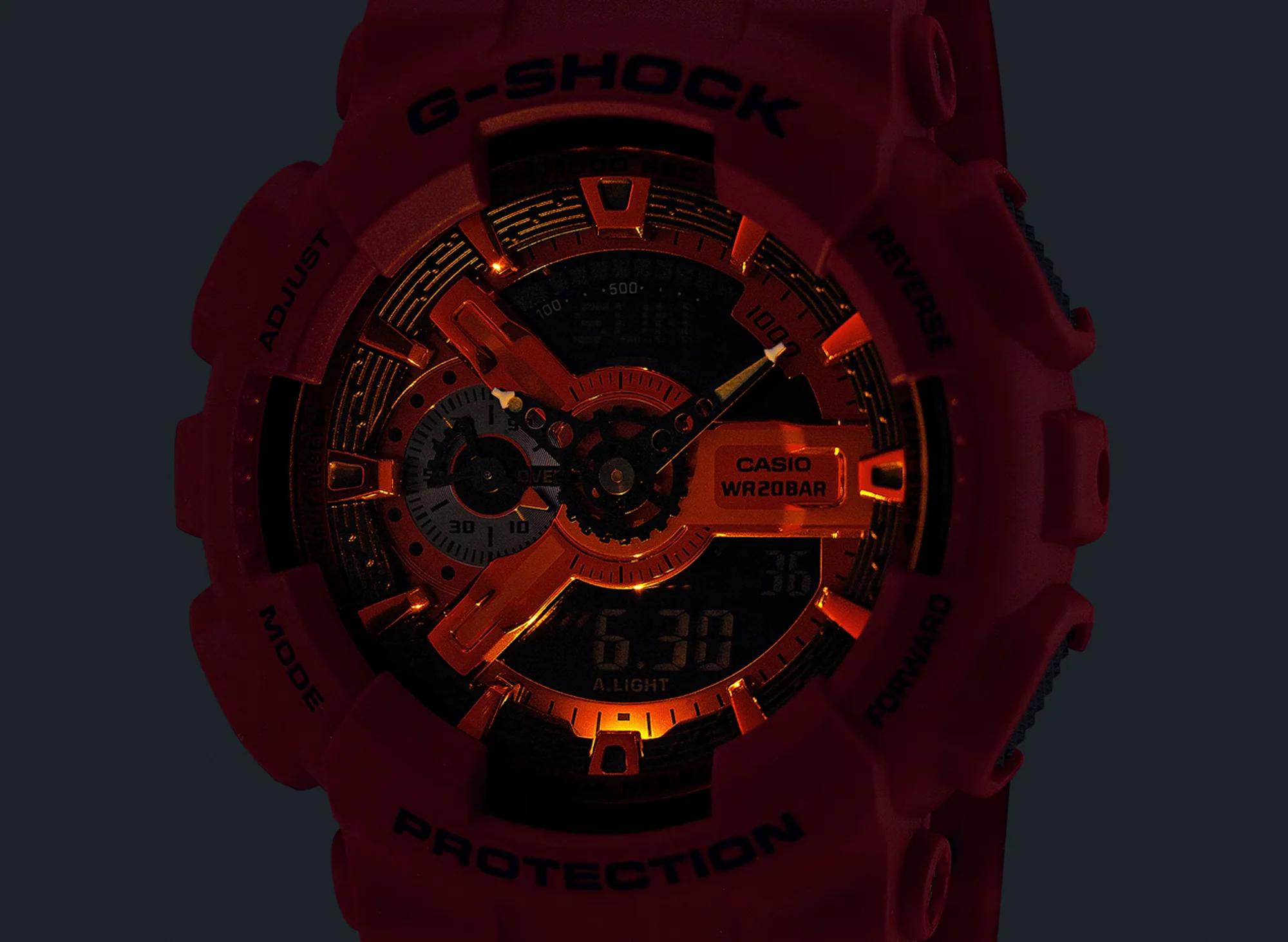 Casio G-Shock 110 Series GA110RRB-4A Watch - Image 3