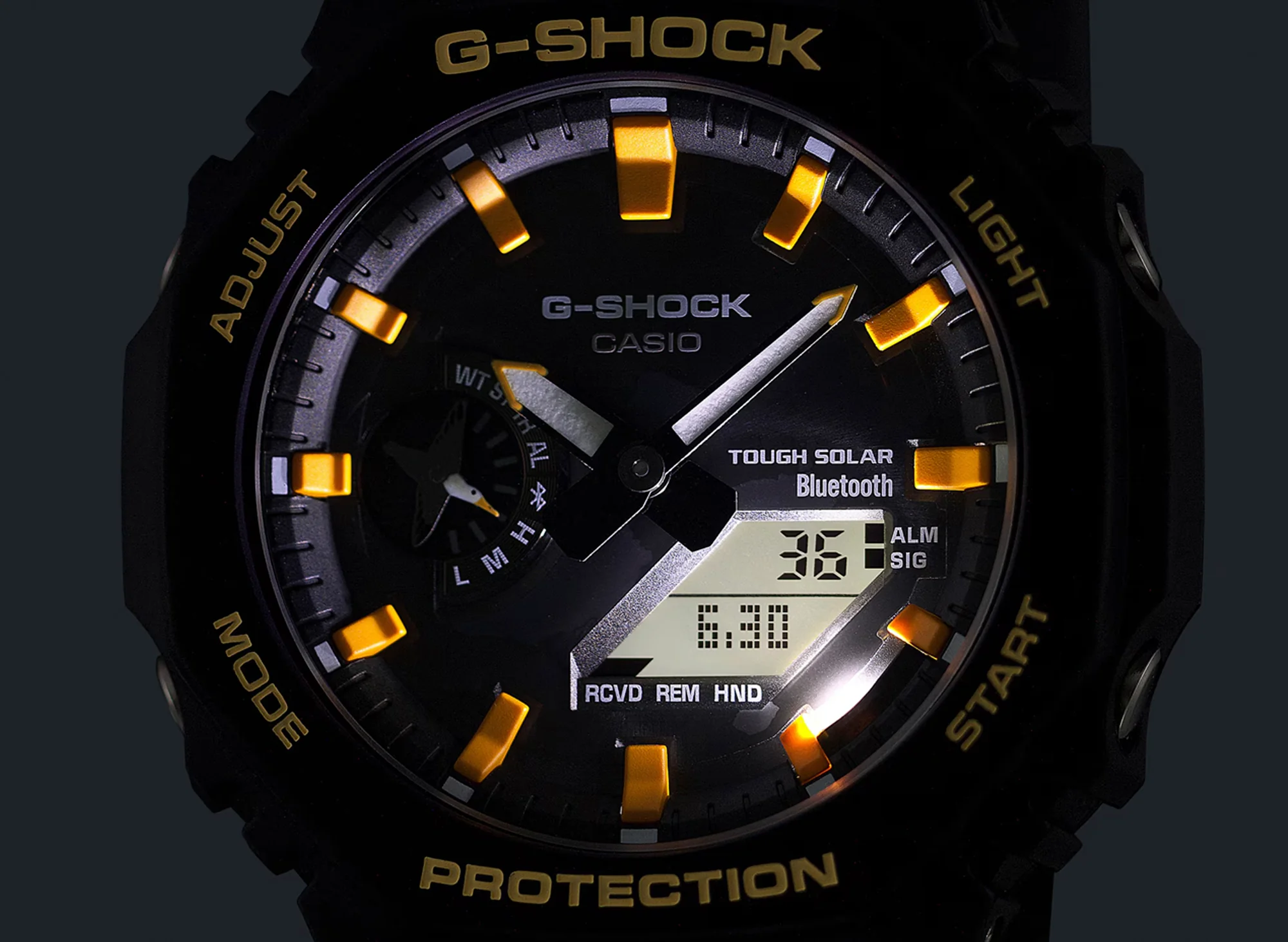 Casio G-Shock 2100 Series GAB2100DF-1A Watch 'Charles Darwin Foundation' in Black - Image 4