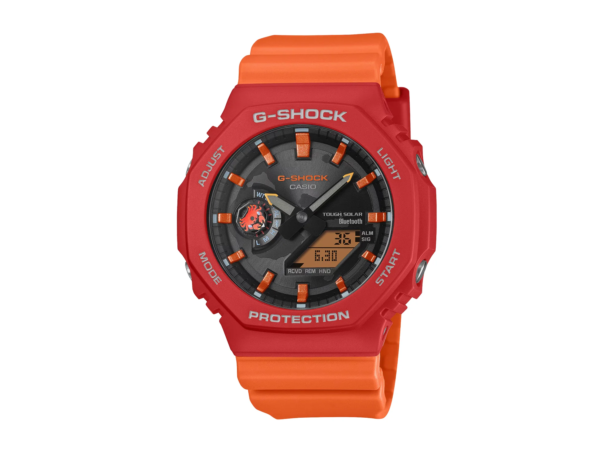 Casio G-Shock 2100 Series GAB2100DF-4A Watch 'Charles Darwin Foundation' in Orange