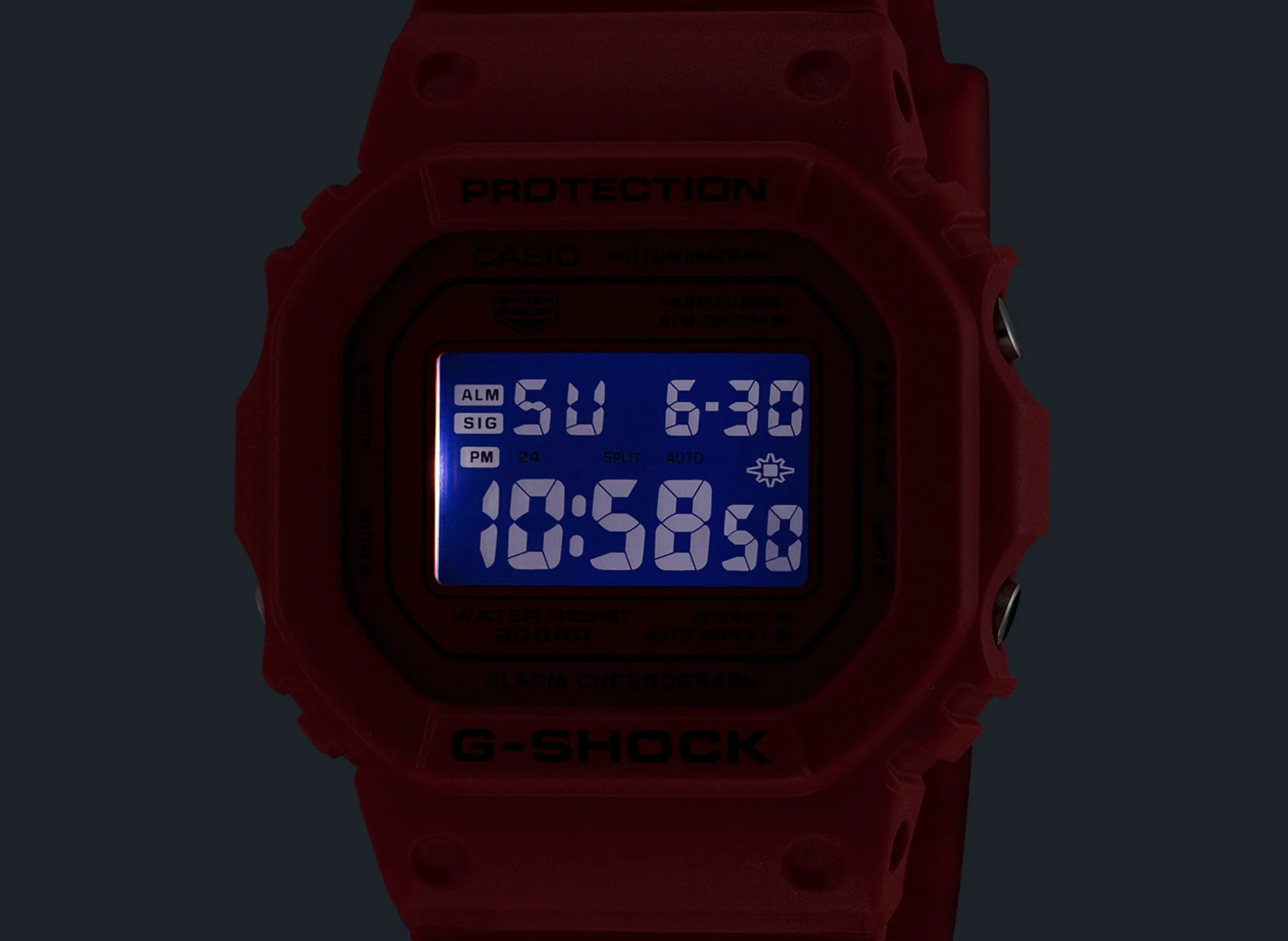 Casio G-Shock 5600 Series DW5600RRB-4 Watch - Image 3