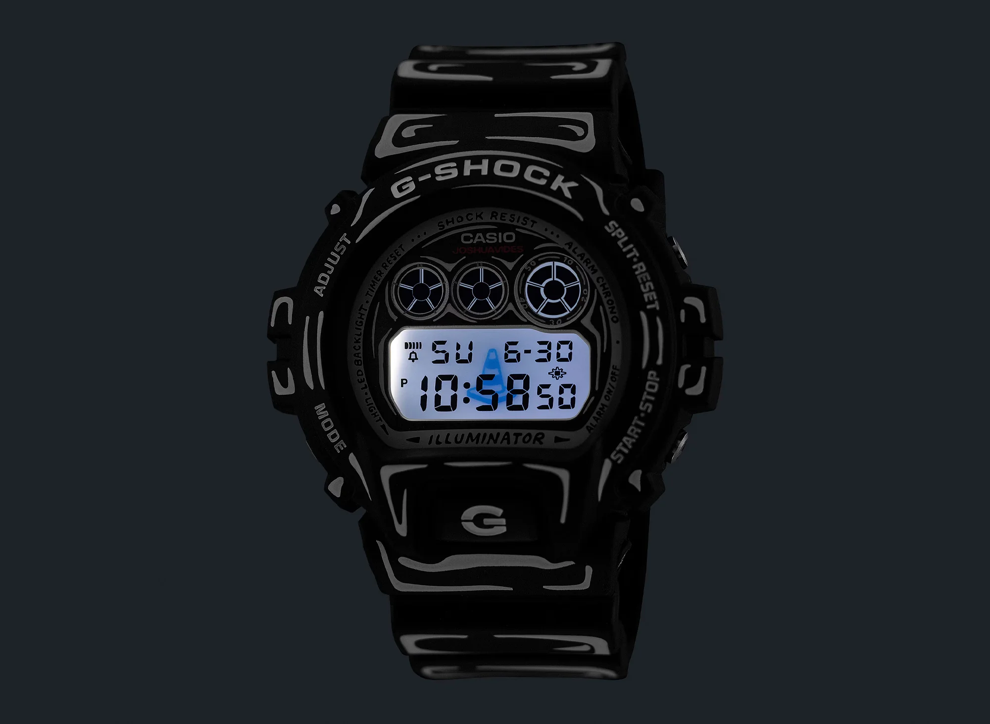 Casio Joshua Vides G-Shock DW6900JV-1 Watch - Image 4