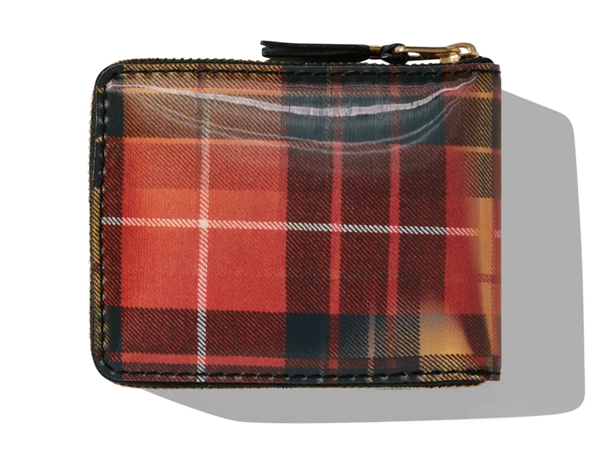 Comme des Garçon Lenticular Tartan SA7100 Wallet 'Red/Yellow' - Image 2