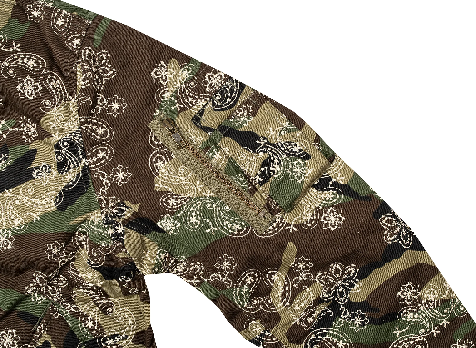 Clot Embroider Paisley Camo MA-1 - Image 2