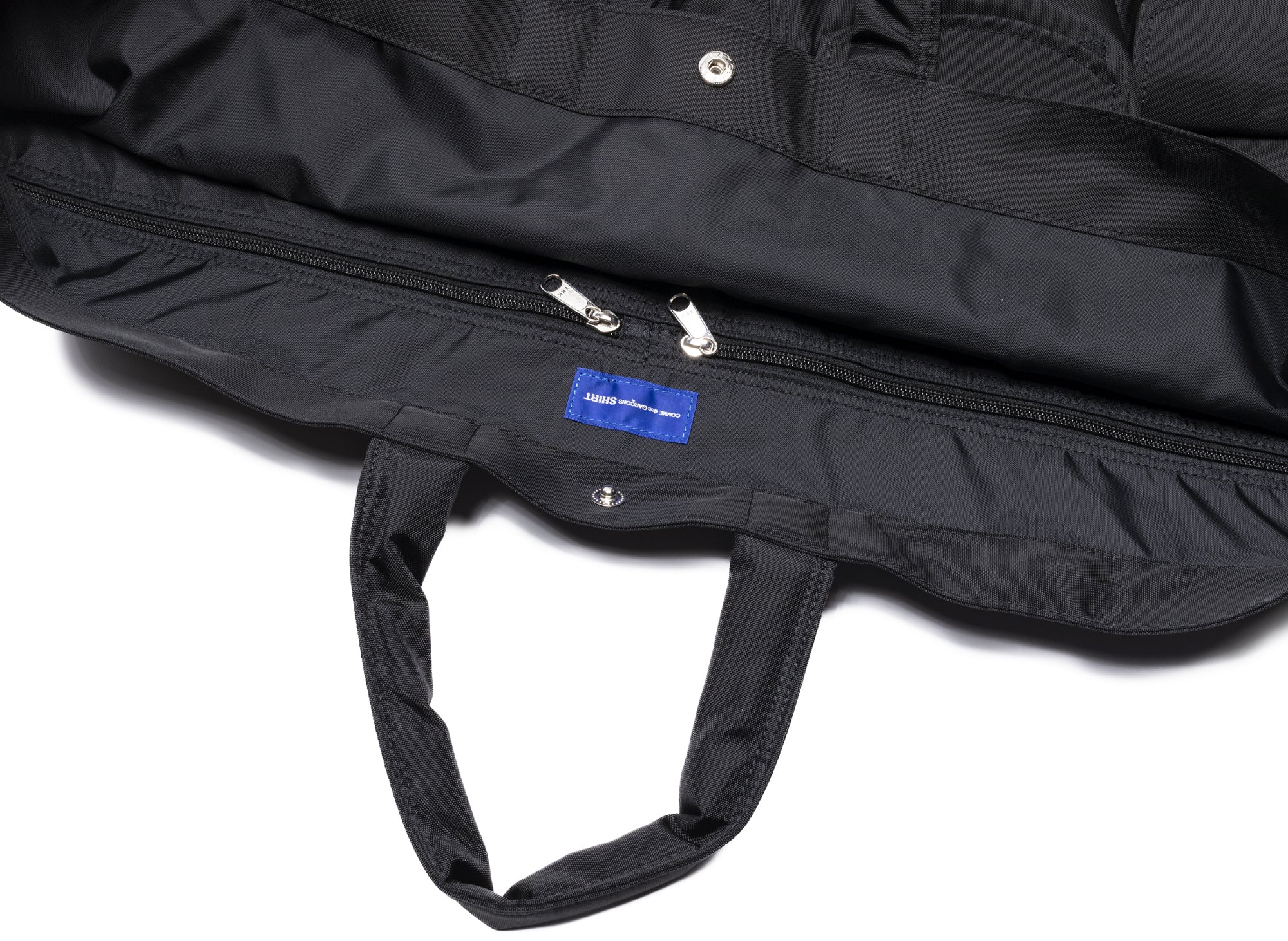 Comme des Garçon SHIRT Nylon Duffle Bag in Black - Image 3