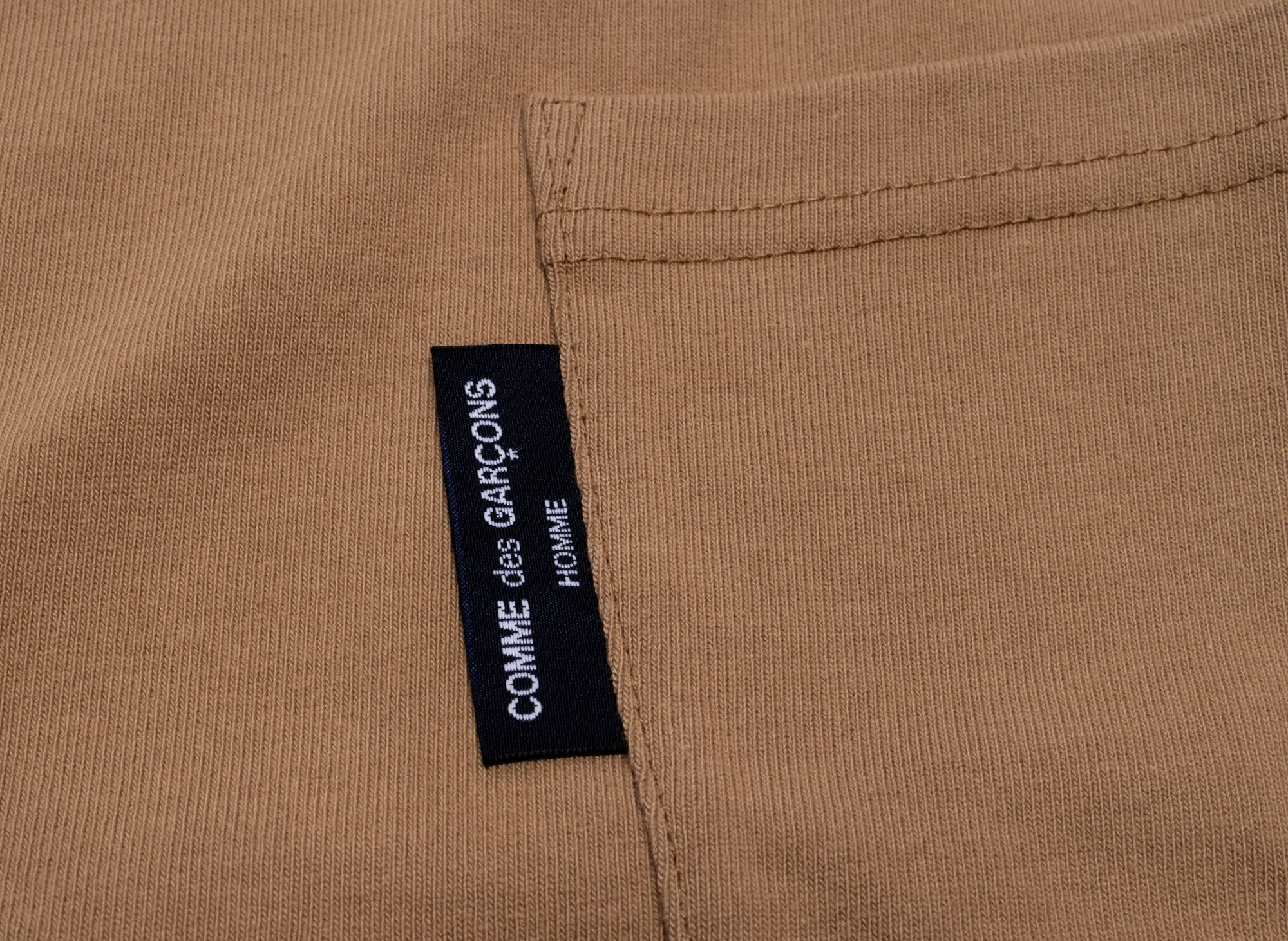 Comme des Garçons HOMME Adjustable Waist Pocket T-Shirt in Brown - Image 2