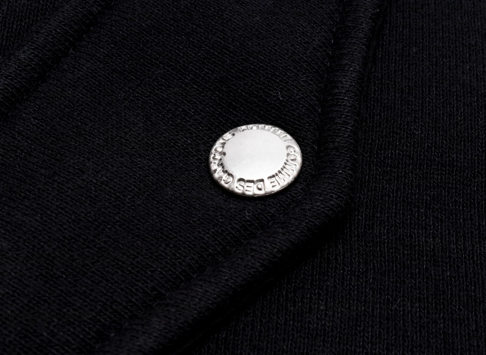 Comme des Garçons HOMME Hoodie in Black - Image 2