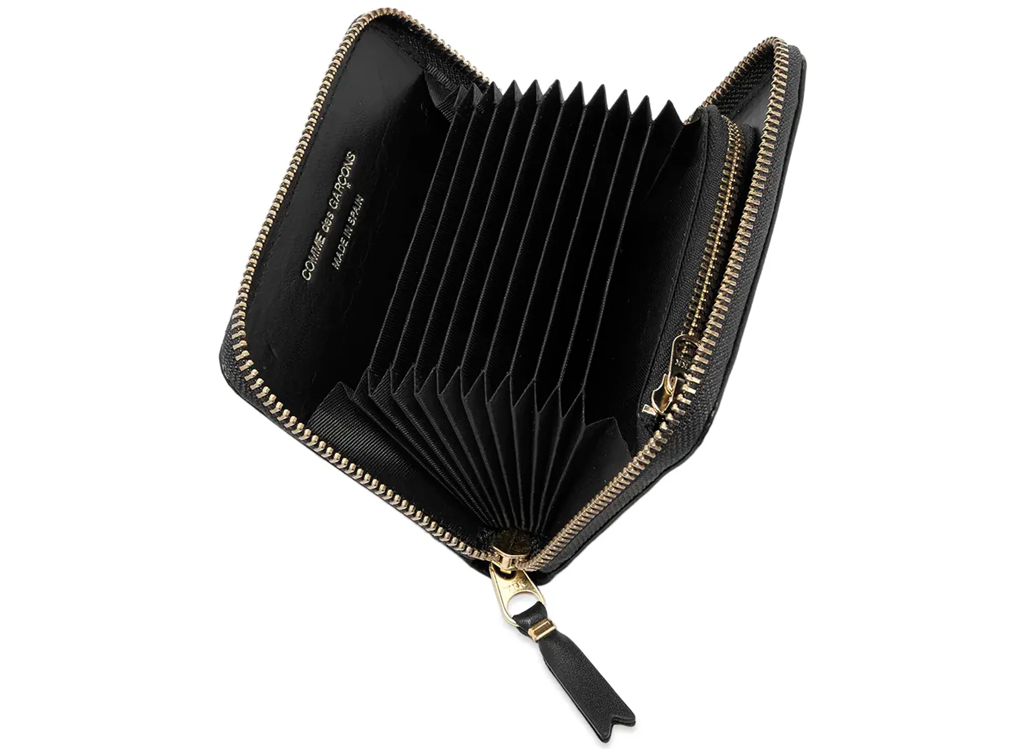 Comme des Garçon Classic Leather Wallet in Black - Image 2
