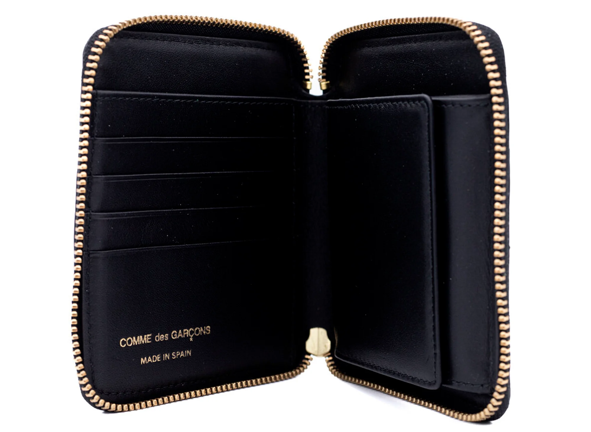 Comme des Garçon Embossed Forest Wallet in Black - Image 2