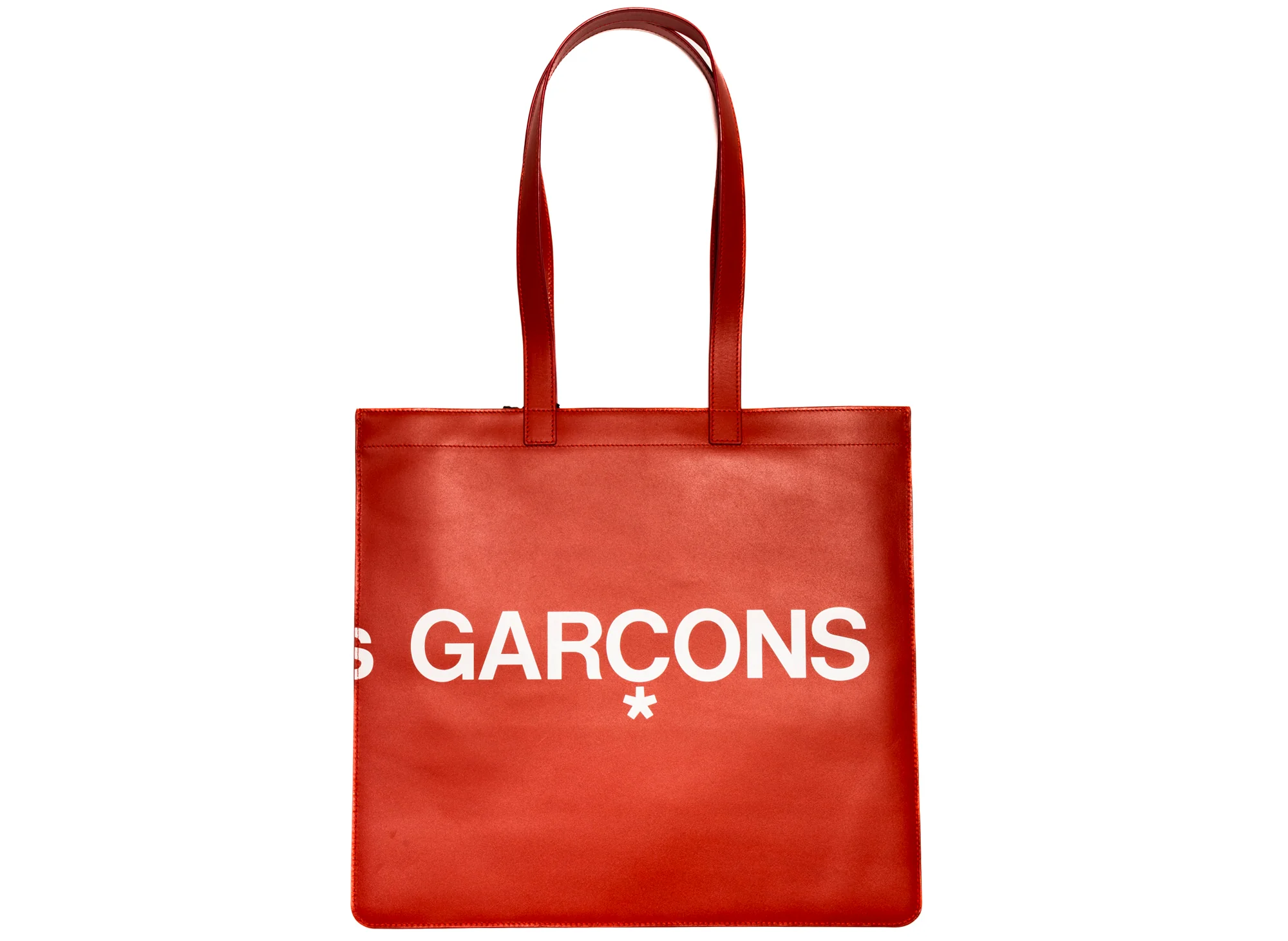 Comme des Garçon Huge Logo Bag in Red - Image 2