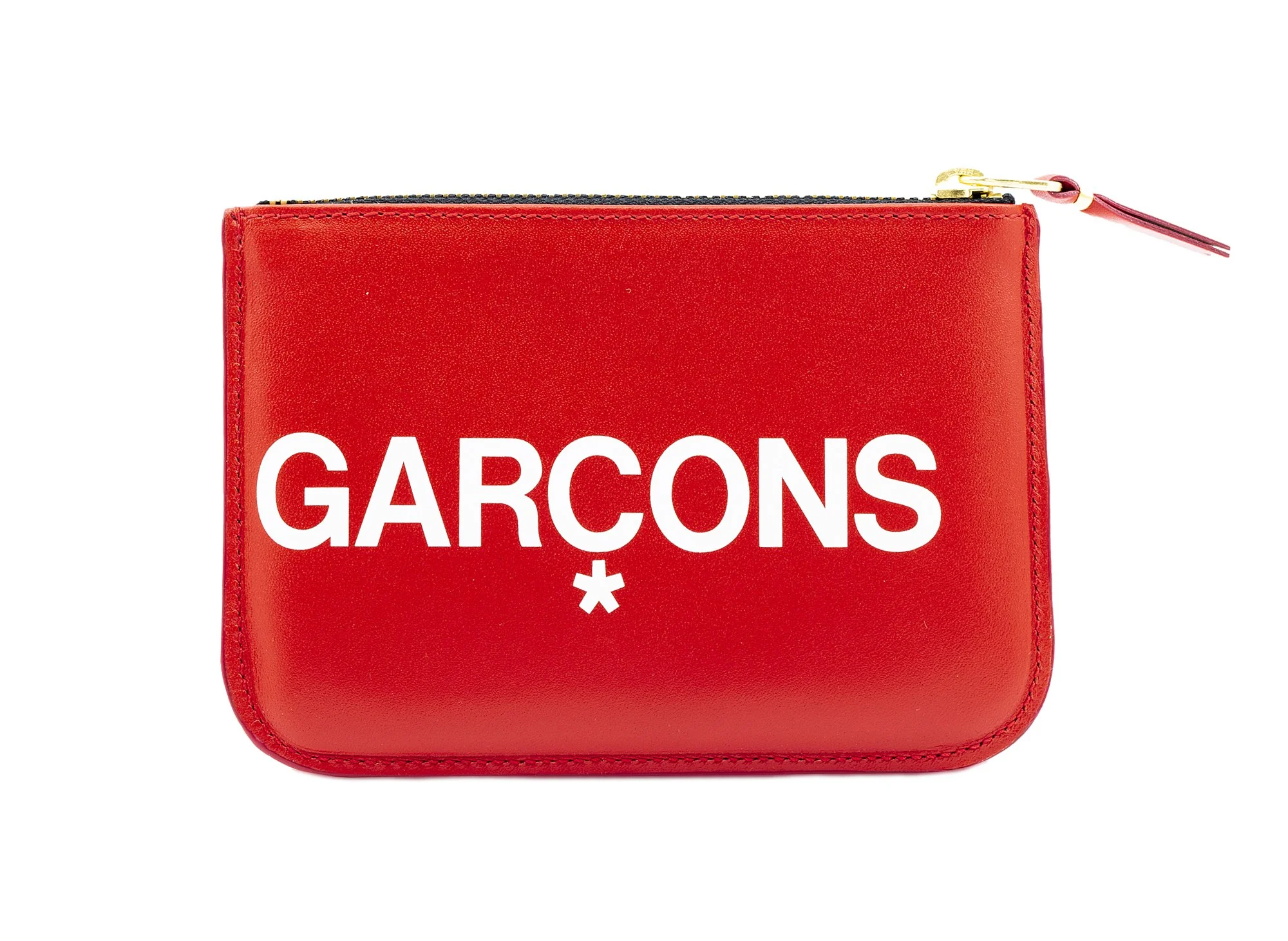Comme des Garçon Huge Logo Wallet 'Red' - Image 2