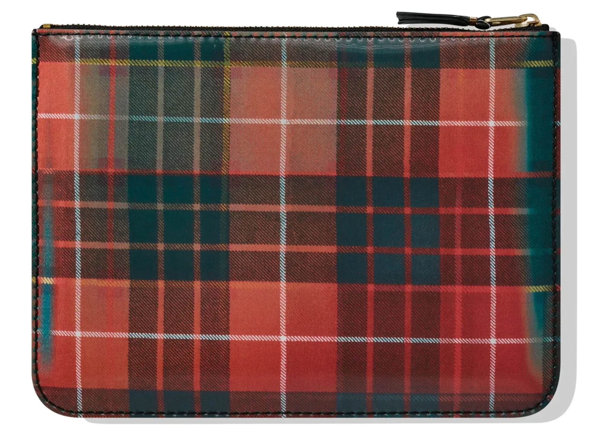 Comme des Garçon Lenticular Tartan SA5100 Wallet 'Red/Green' - Image 2