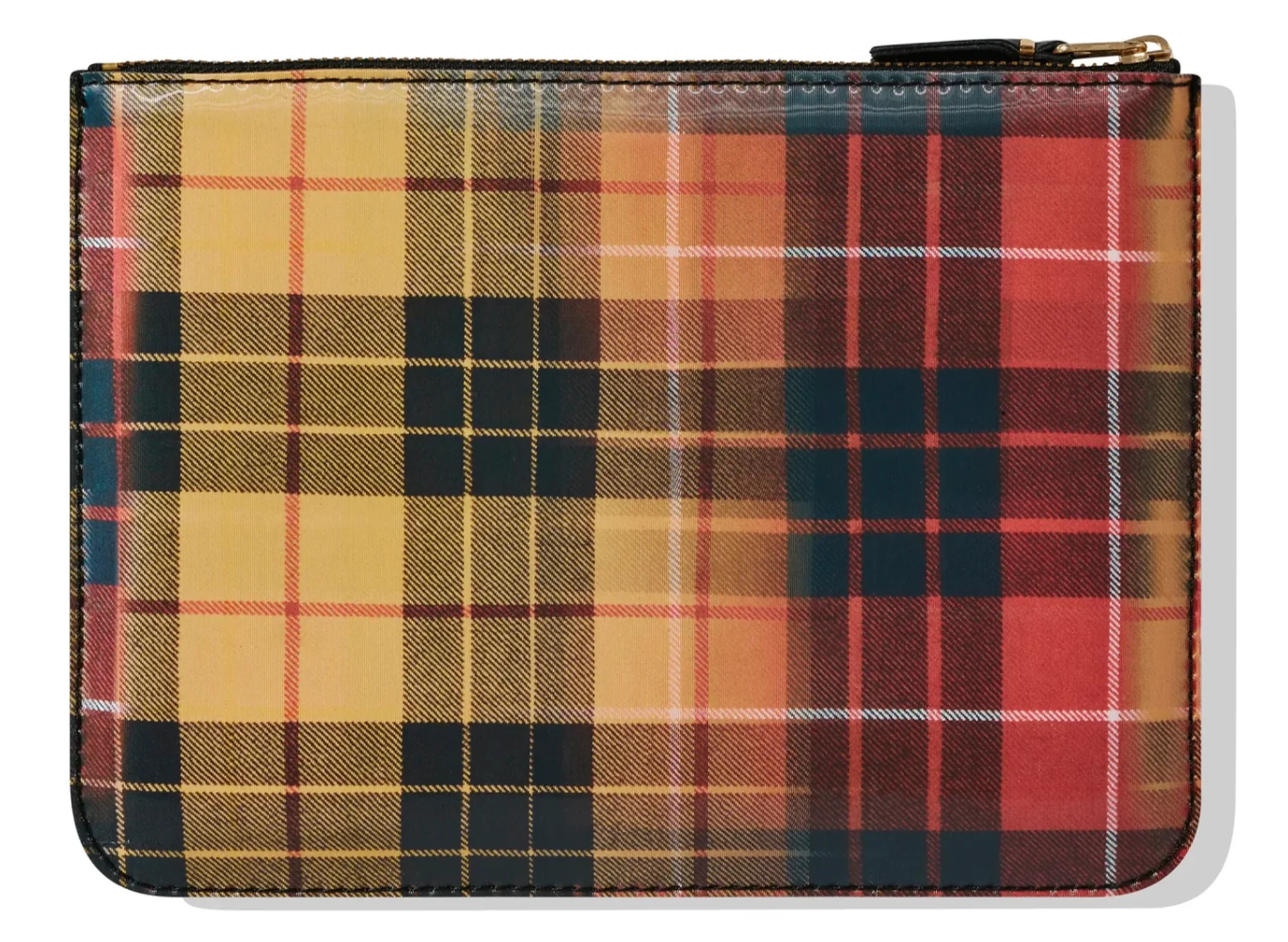 Comme des Garçon Lenticular Tartan SA5100 Wallet 'Red/Yellow' - Image 2