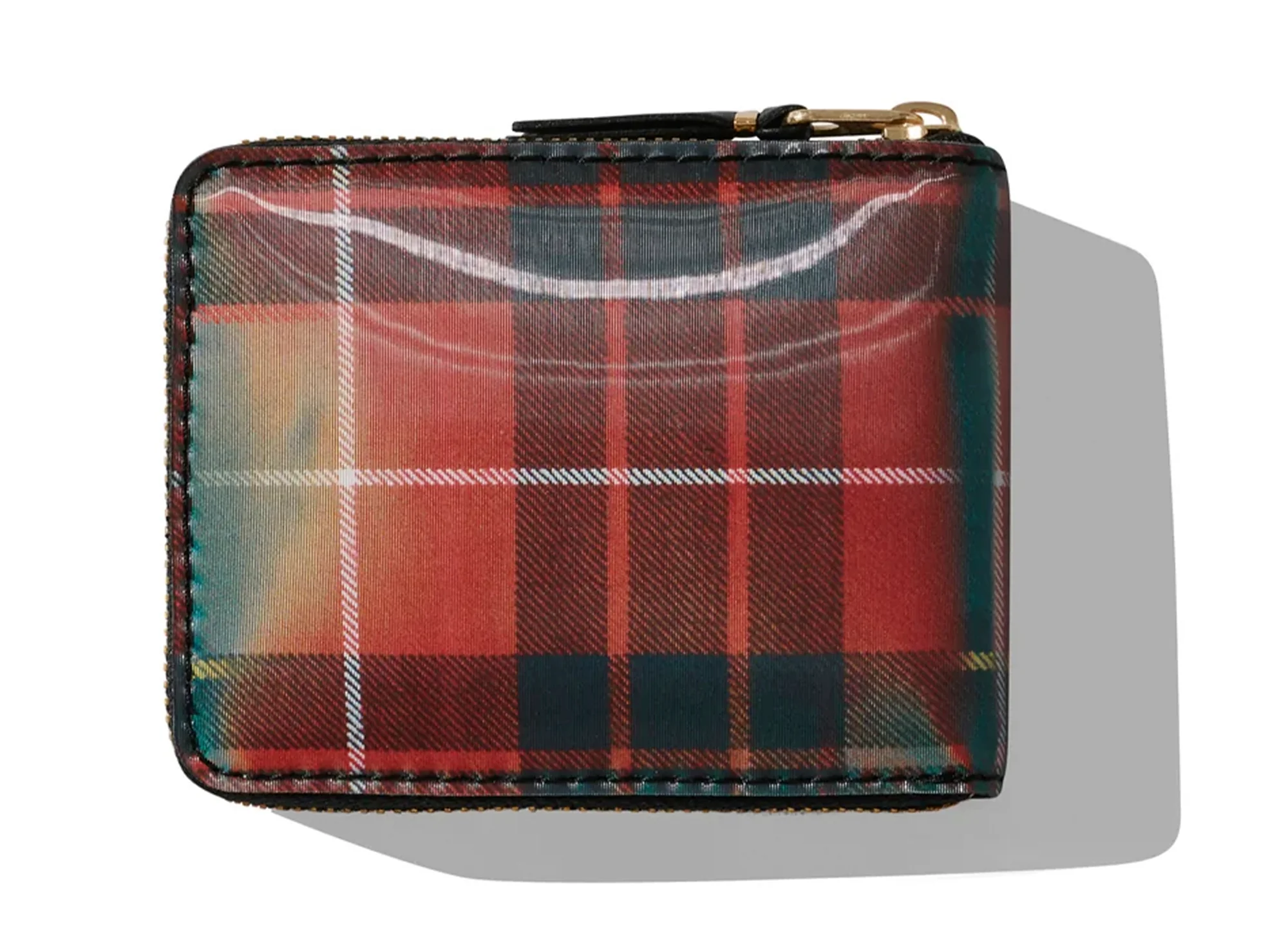 Comme des Garçon Lenticular Tartan SA7100 Wallet 'Red/Green' - Image 2