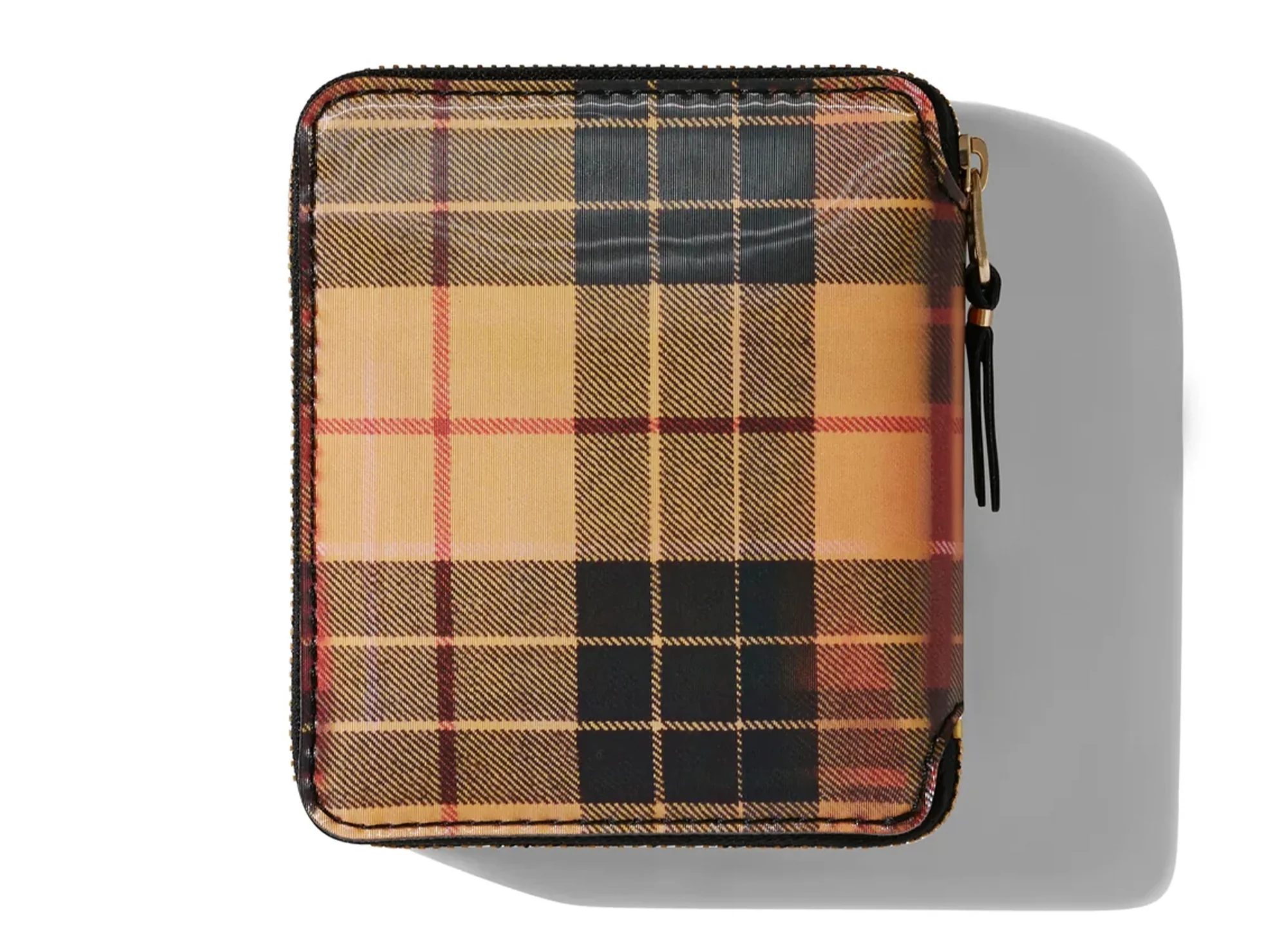 Comme des Garçon Lenticular Tartan SA2100 Wallet 'Red/Yellow' - Image 2