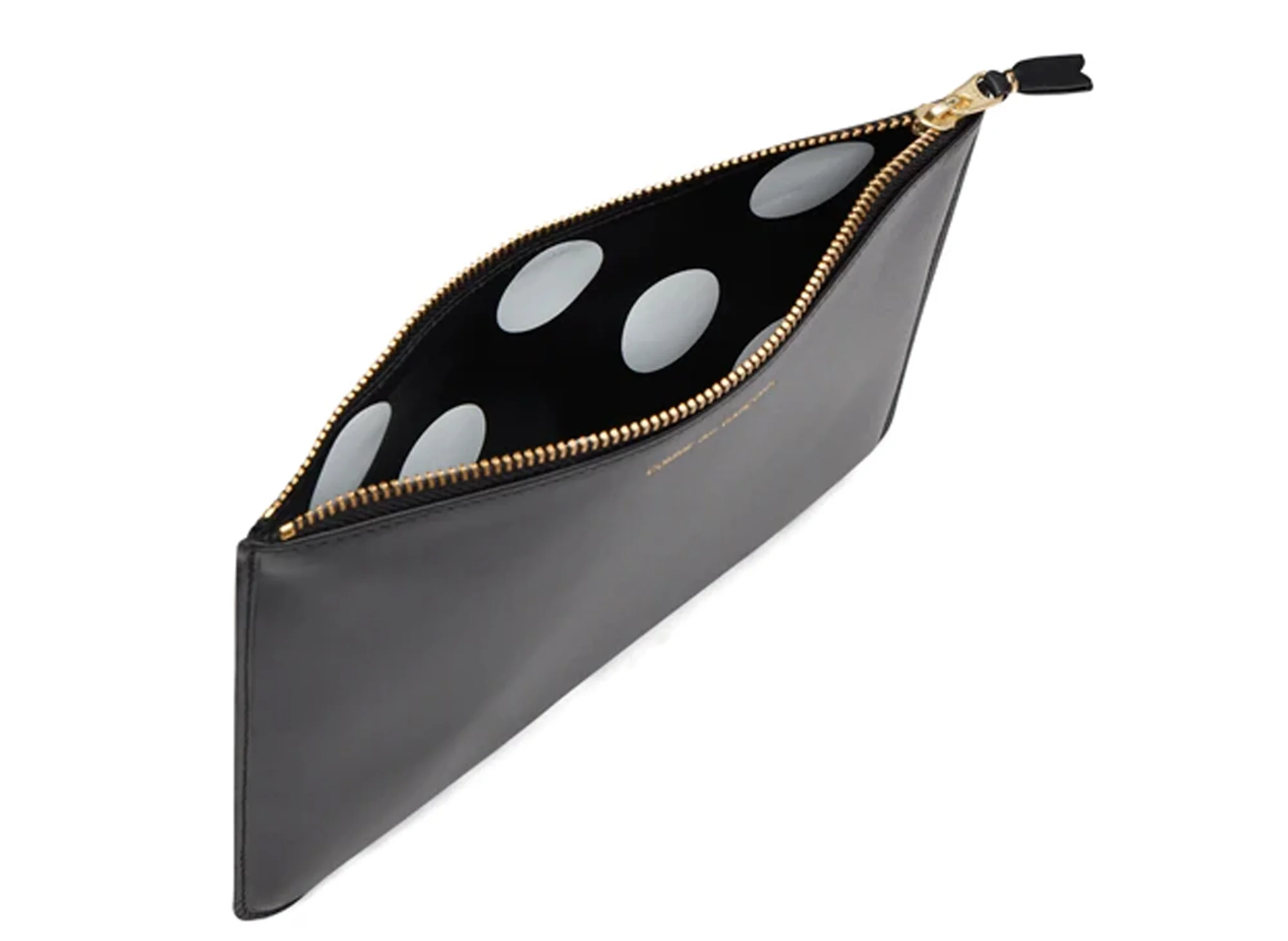 Comme des Garçon Polka Dot Interior Zip Wallet - Image 3