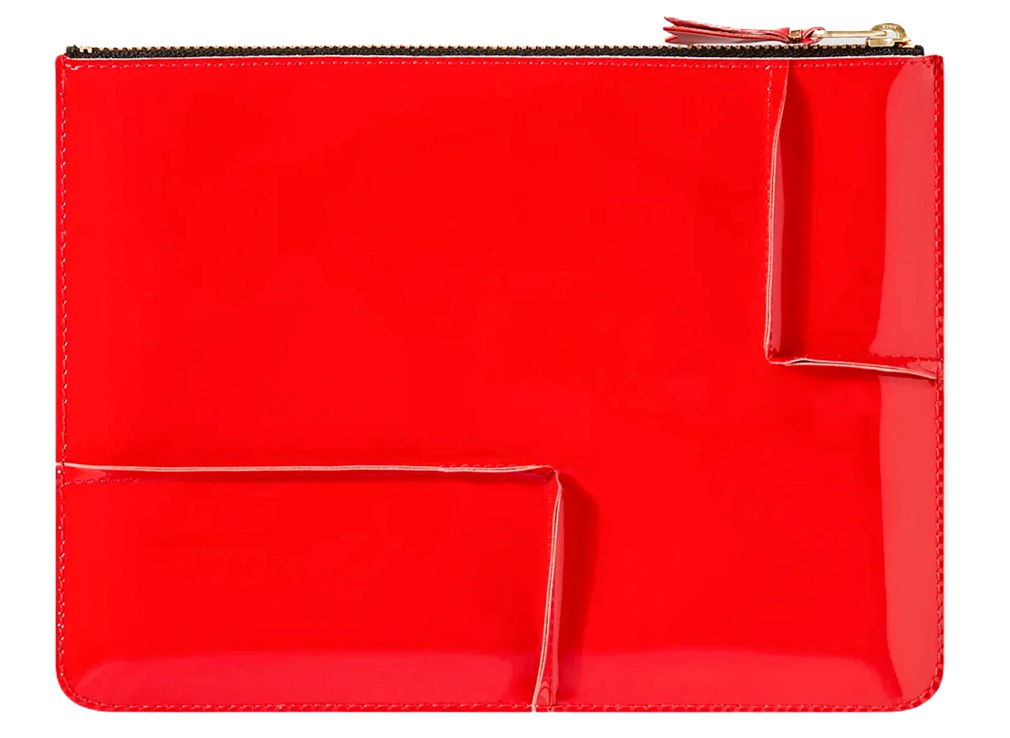 Comme des Garçon Reversed Hem Zip Pouch Wallet - Image 2