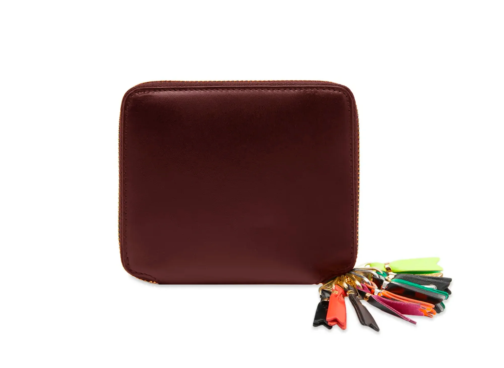 Comme des Garçon SA2100 Zipper Pull Wallet in Red
